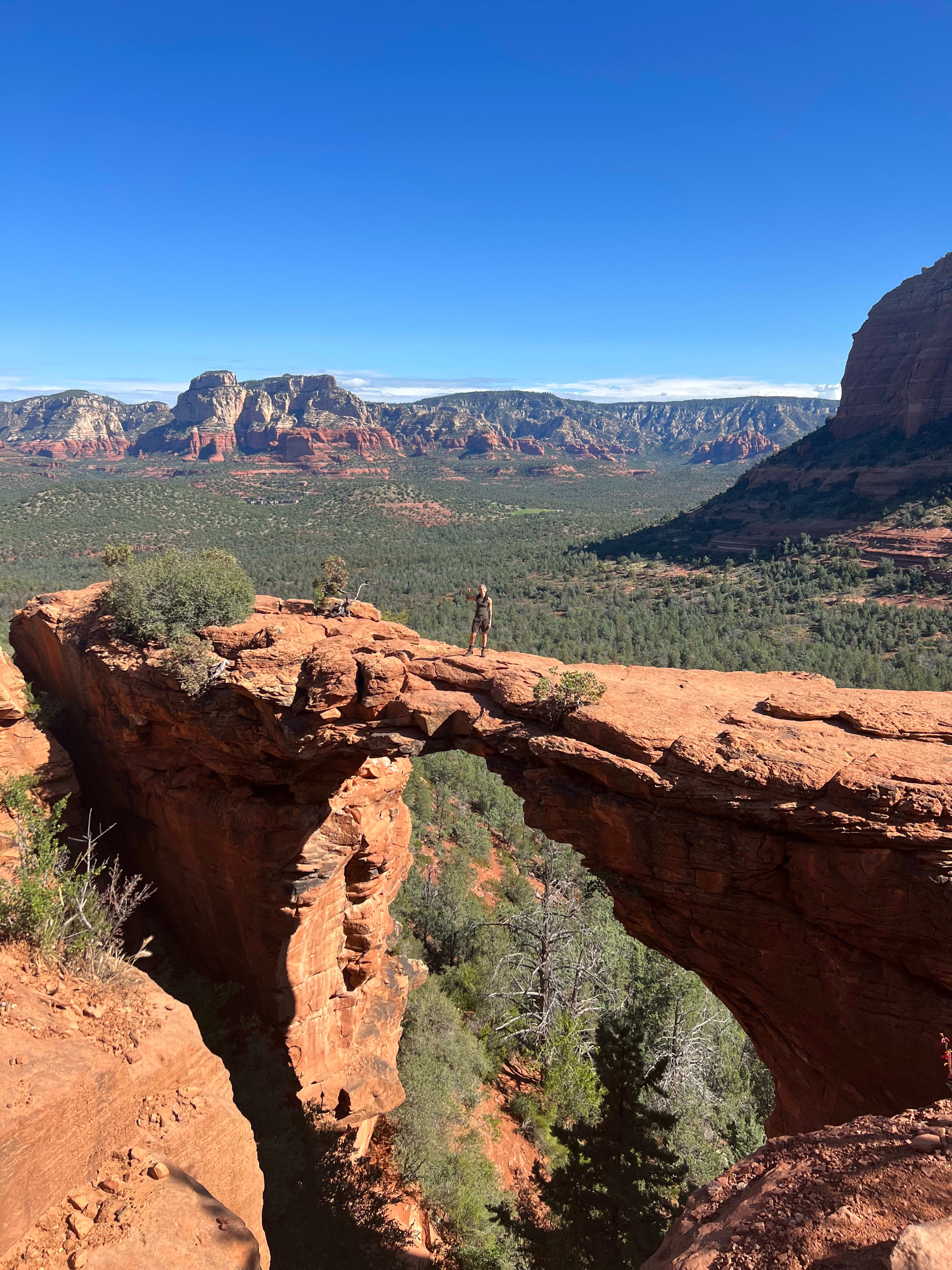 Beautiful view of Devil's Bridge Trailhead
