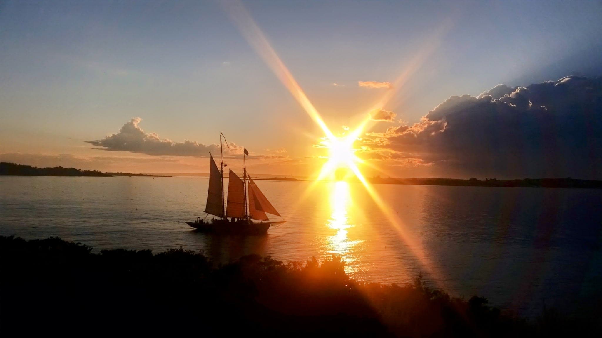 Beautiful view of sunset