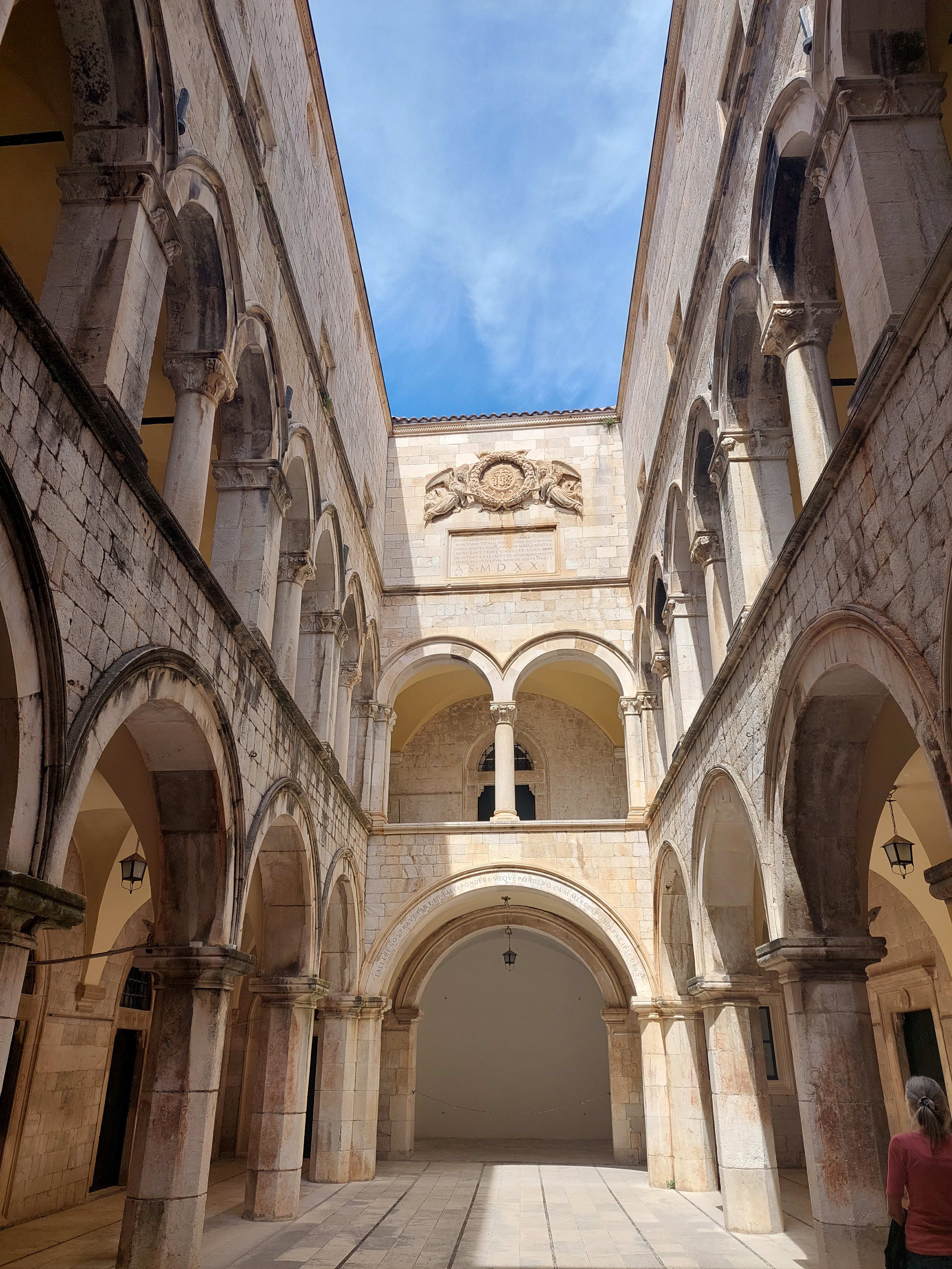 Beautiful view of Sponza Palace