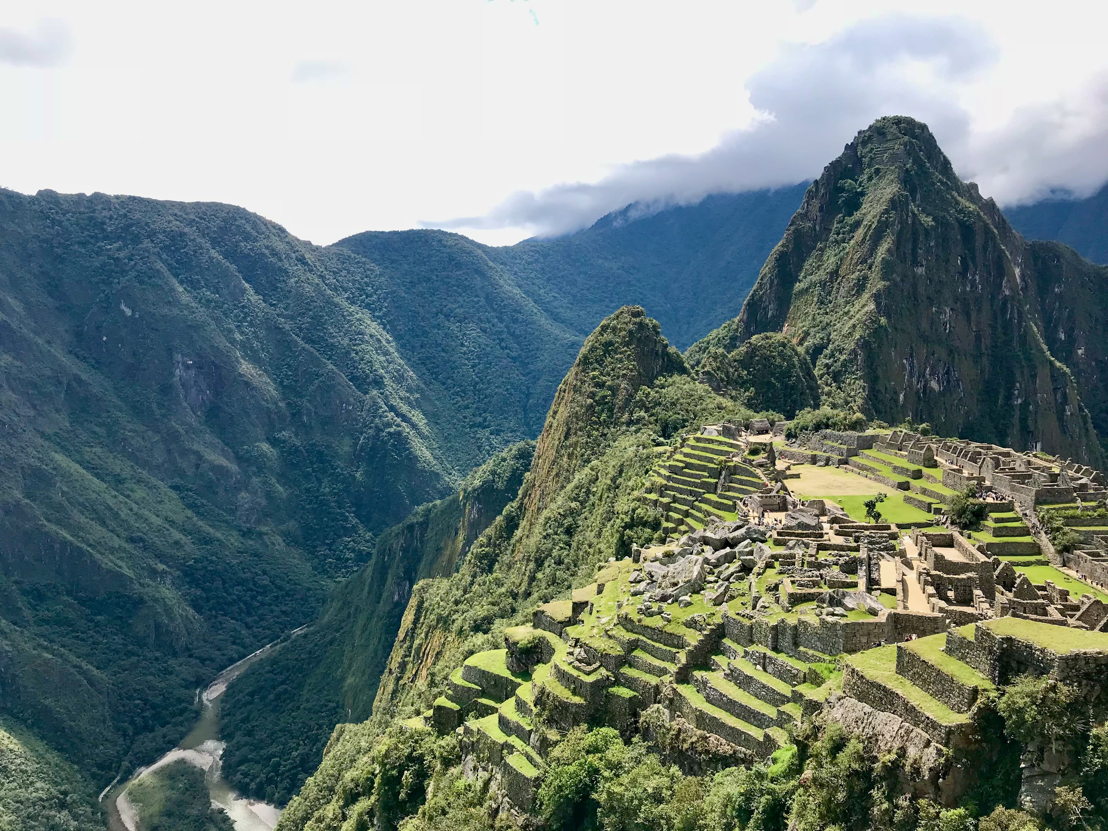 Beautiful view of Historic Sanctuary of Machu Picchu