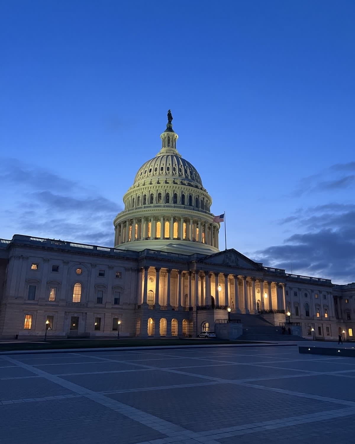 Beautiful view of United States Capitol