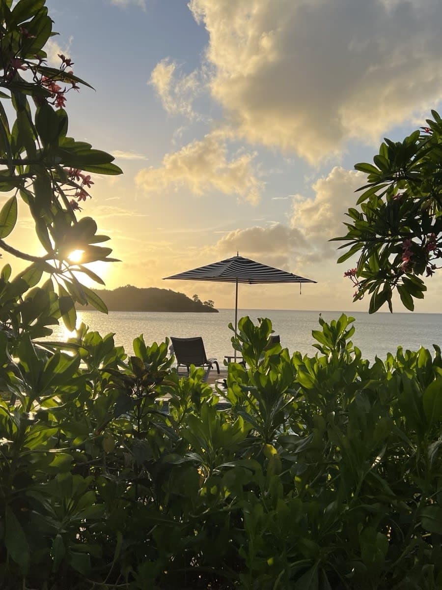 Beautiful view of sunset