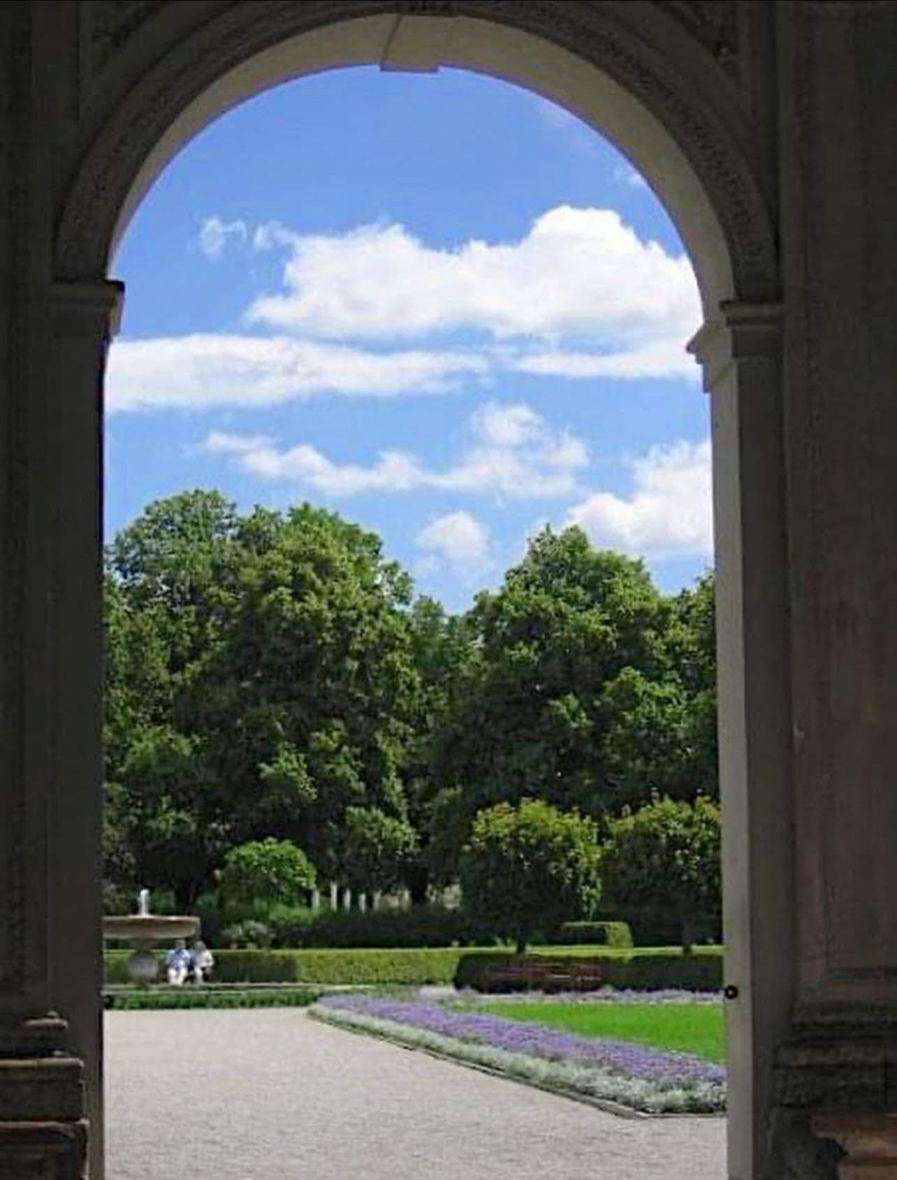 Beautiful view of Hofgarten park