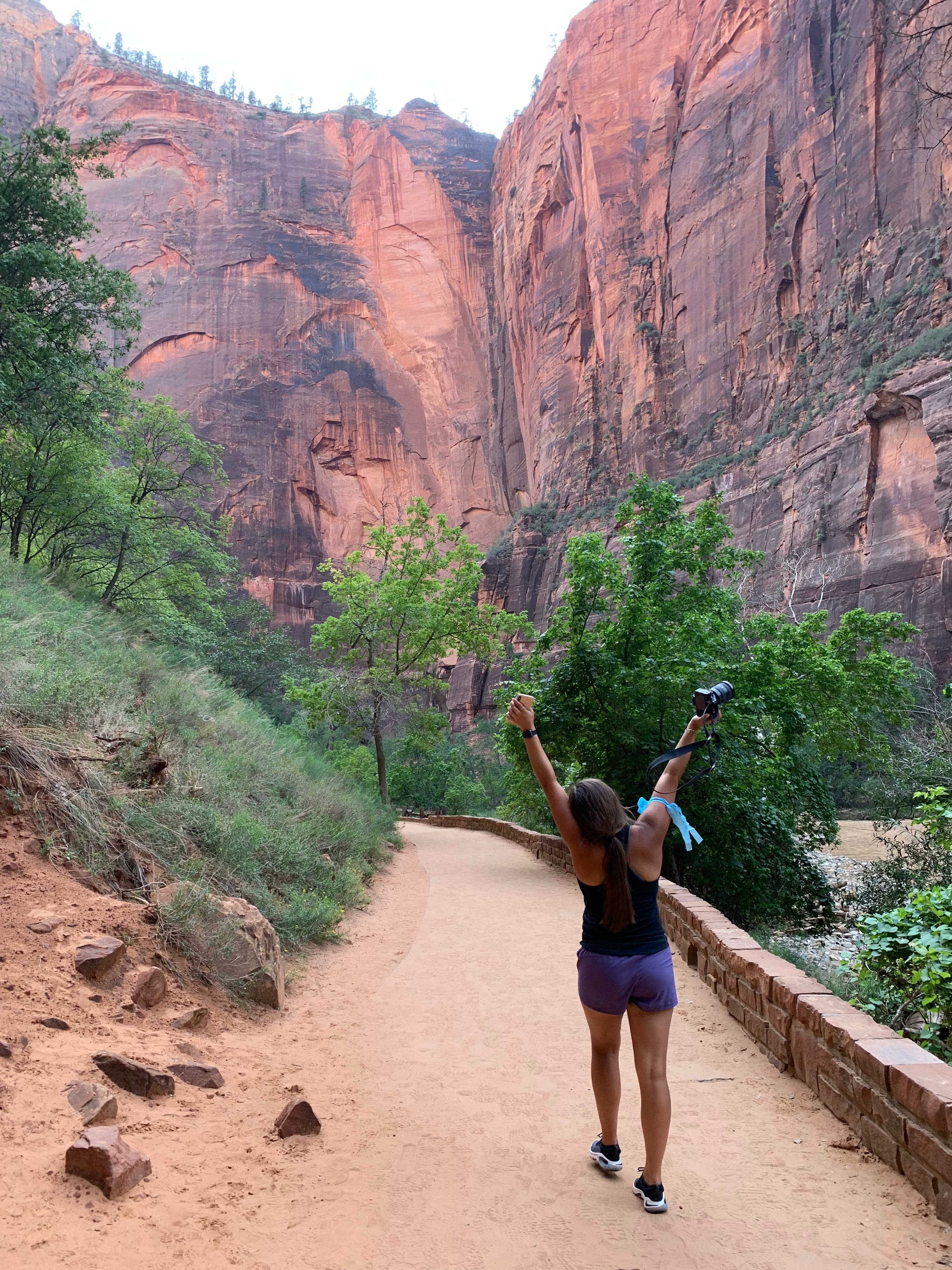 Picture of Taegan at Zion National Park