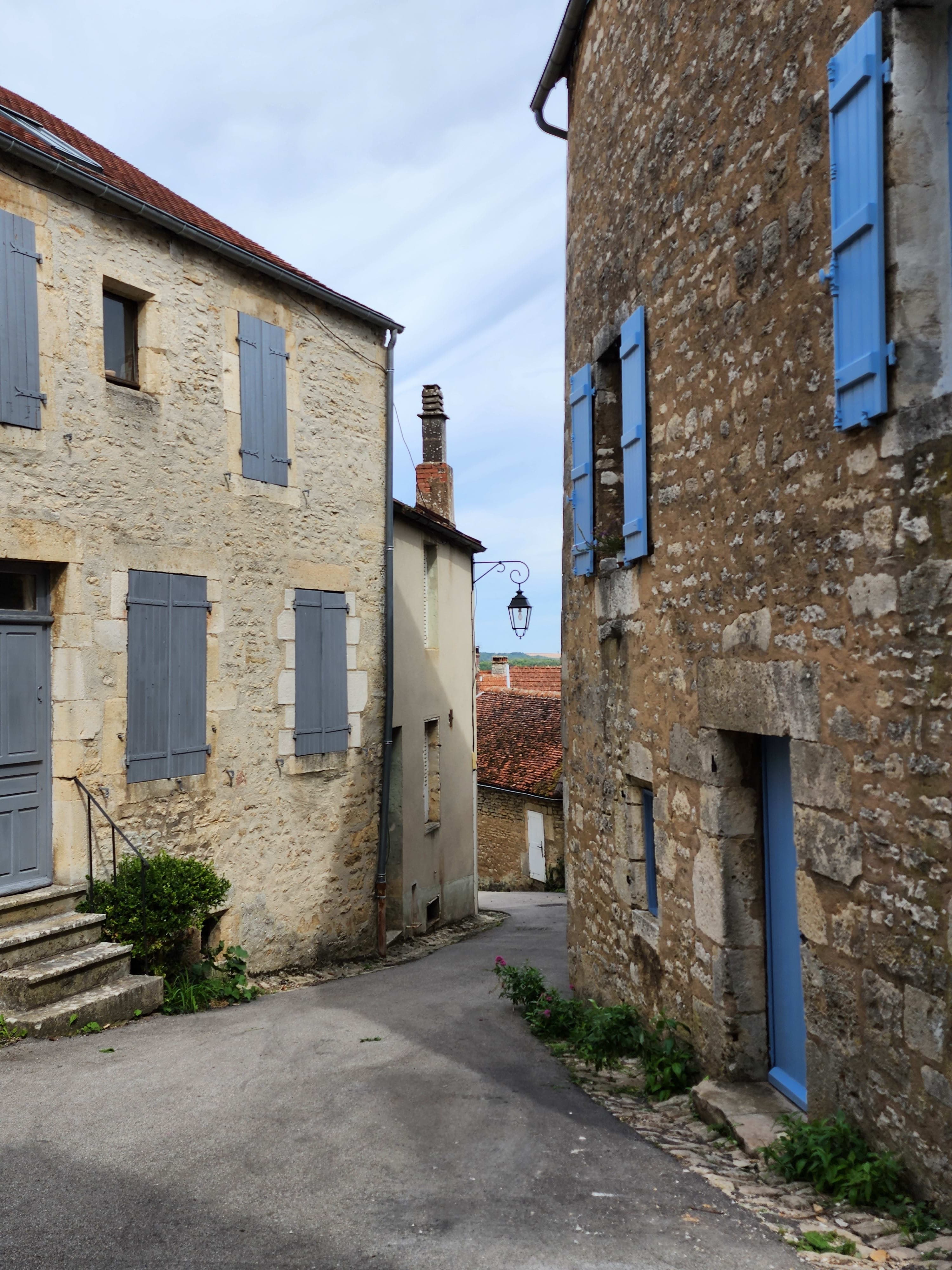 A street in Burgundy Village, France