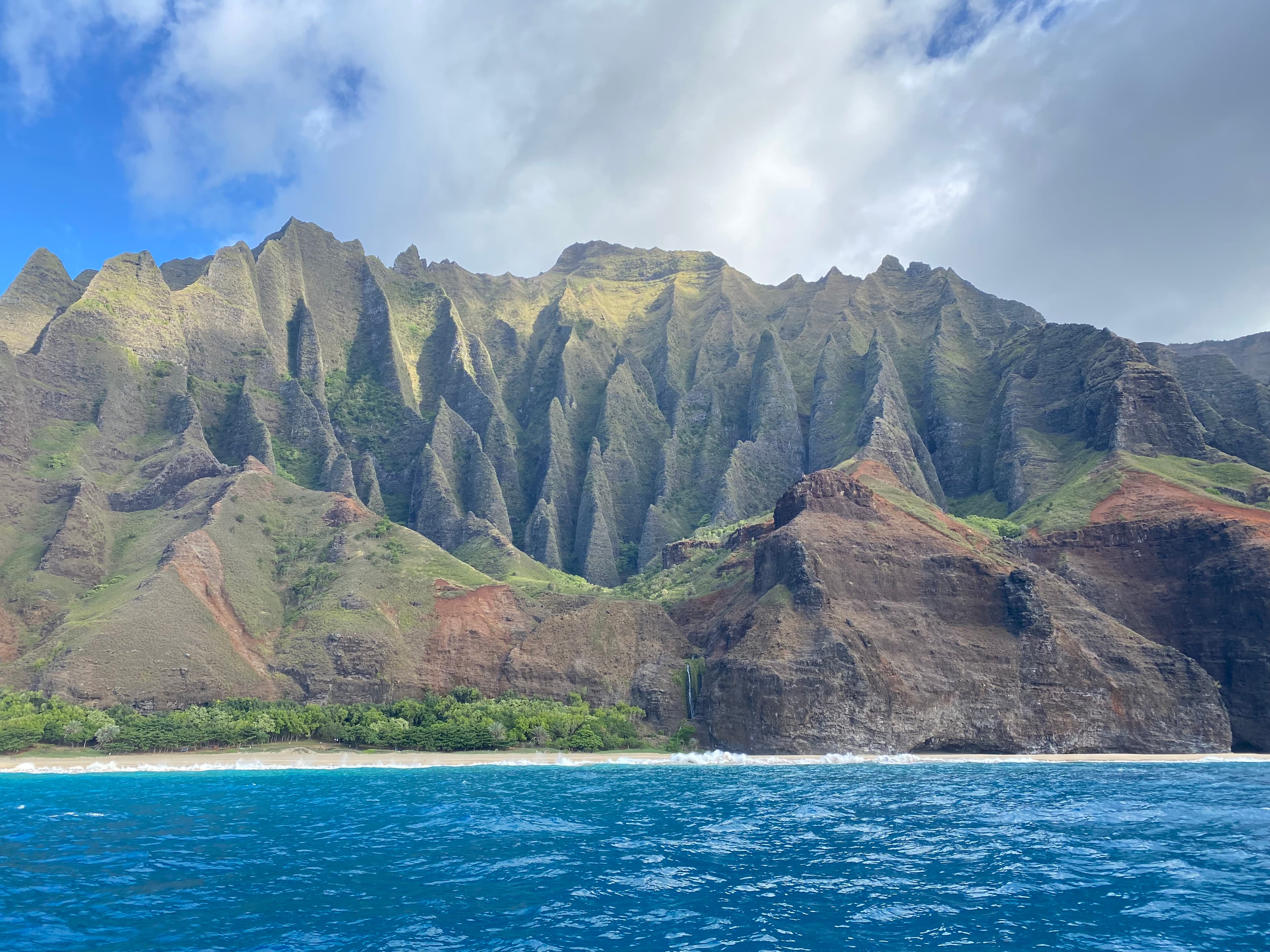 View of a lake and hills