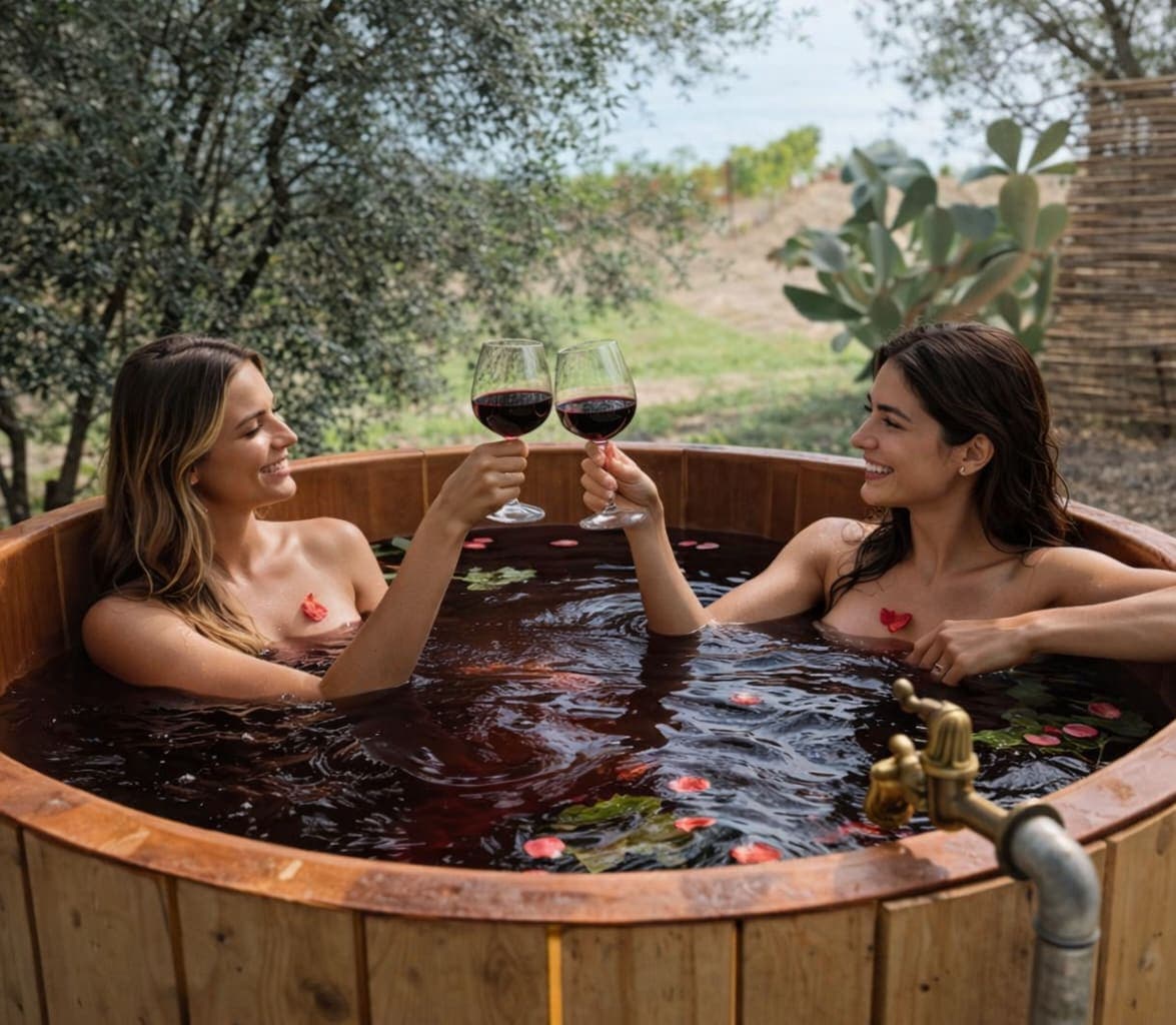 Hammam Wine Therapy: Sardinia’s Most Unexpected Ritual curated by Elena Paciaroni