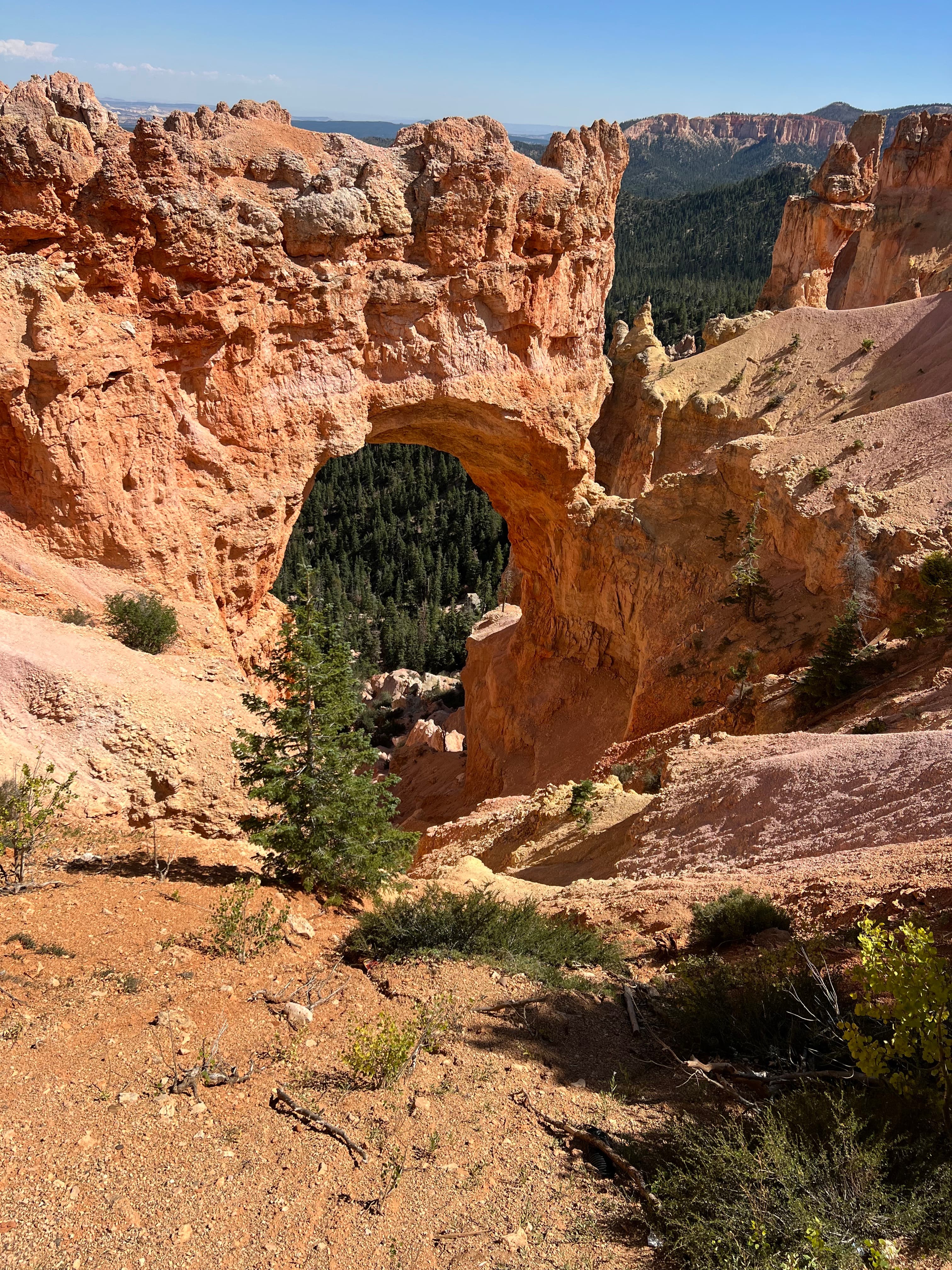 A rock arch at Bryce Canyon National Park.