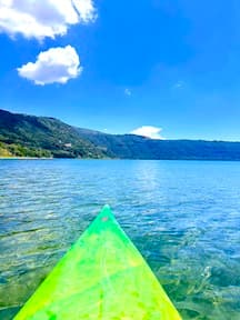 Kayak on Albano.