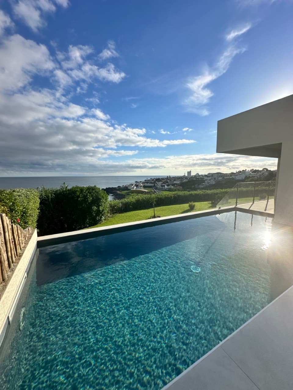 View of a pool outdoors during the daytime.