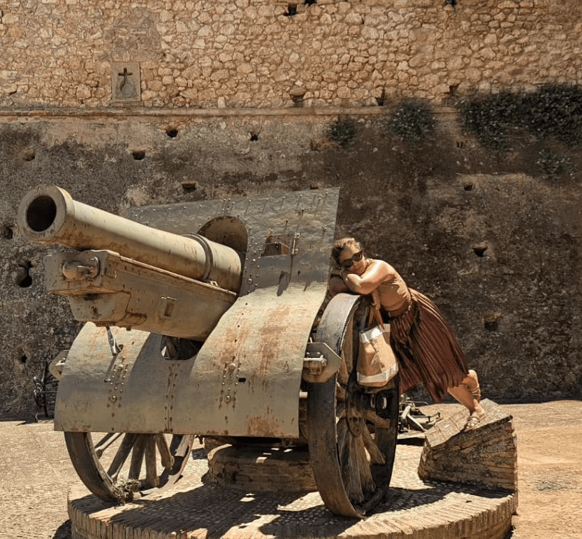 Daytime at the castles in Spain.