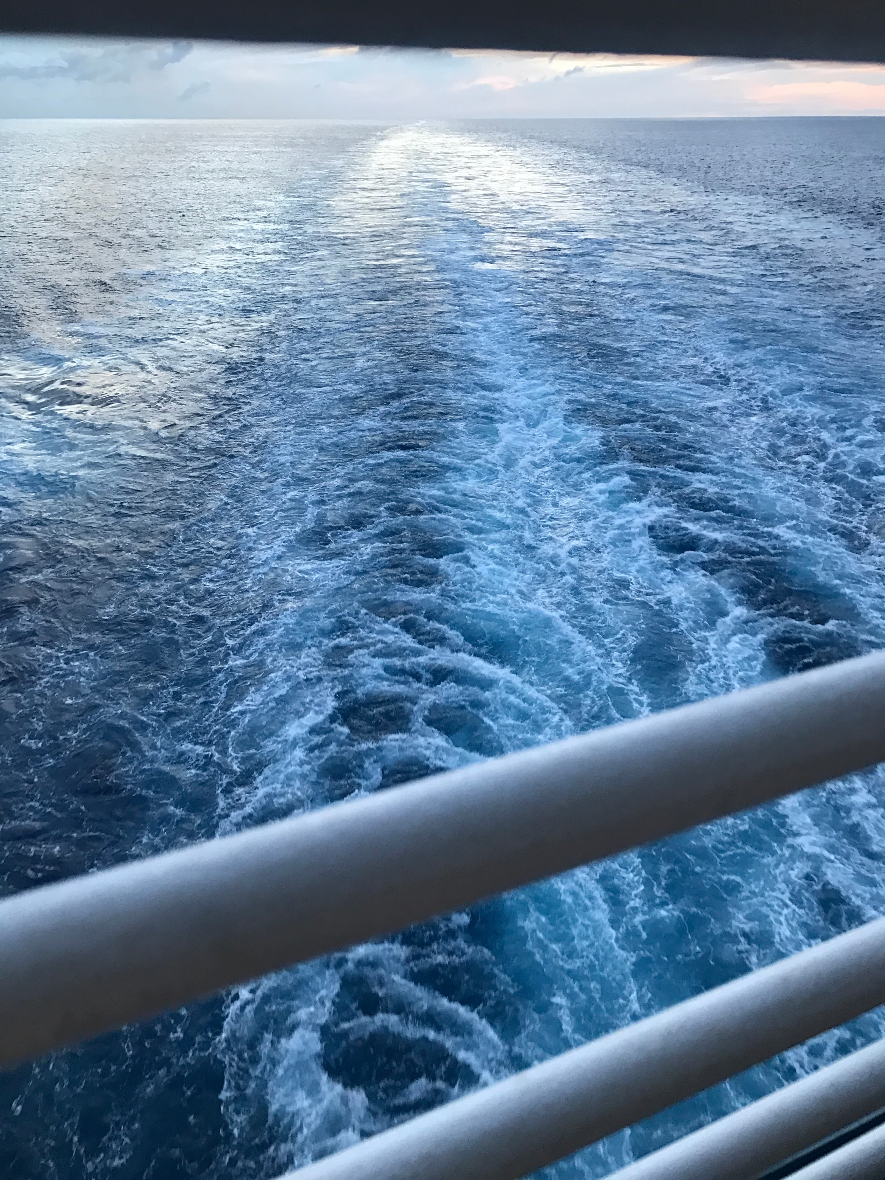 Ocean from a boat.