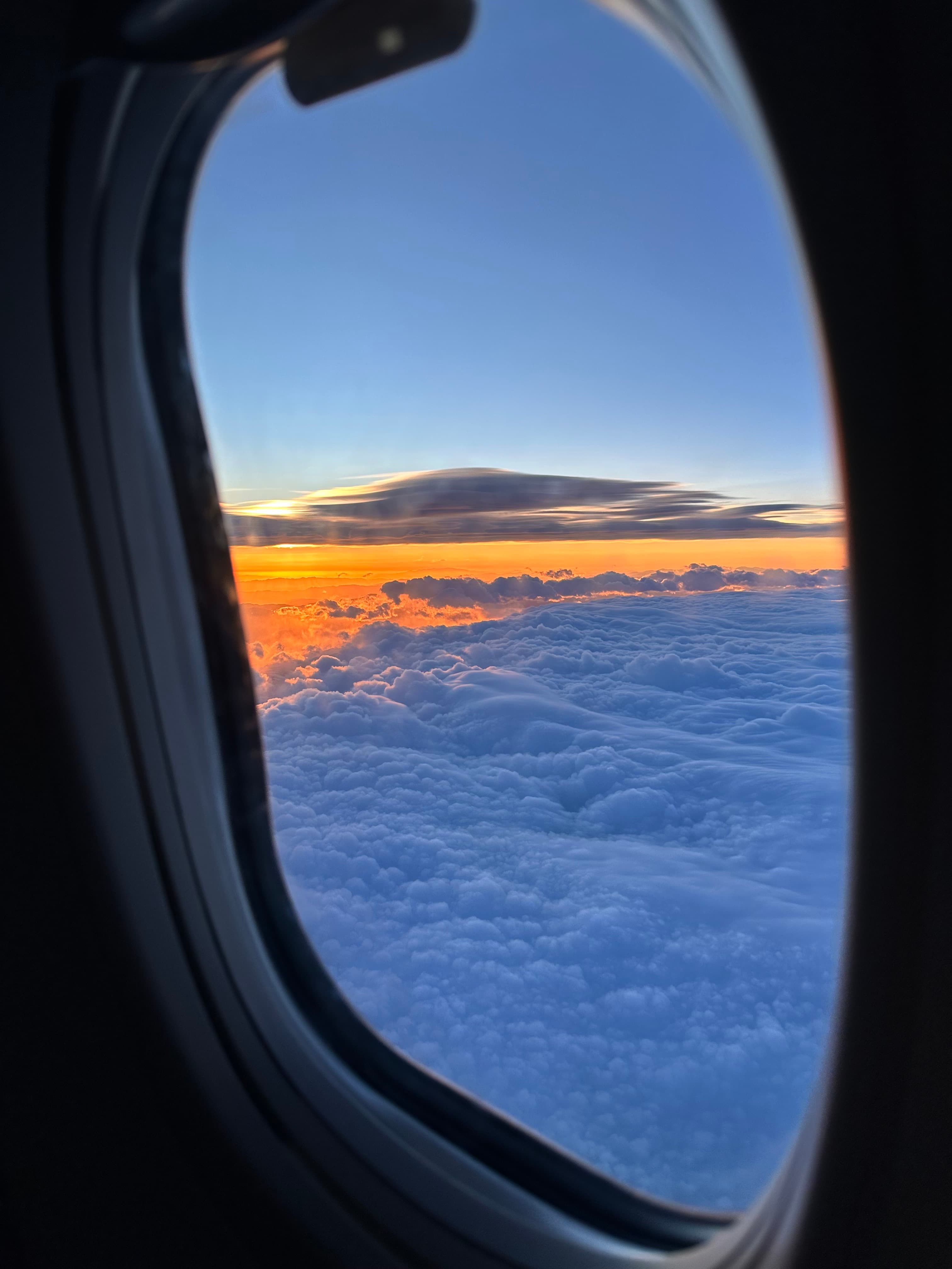 View from the plane.