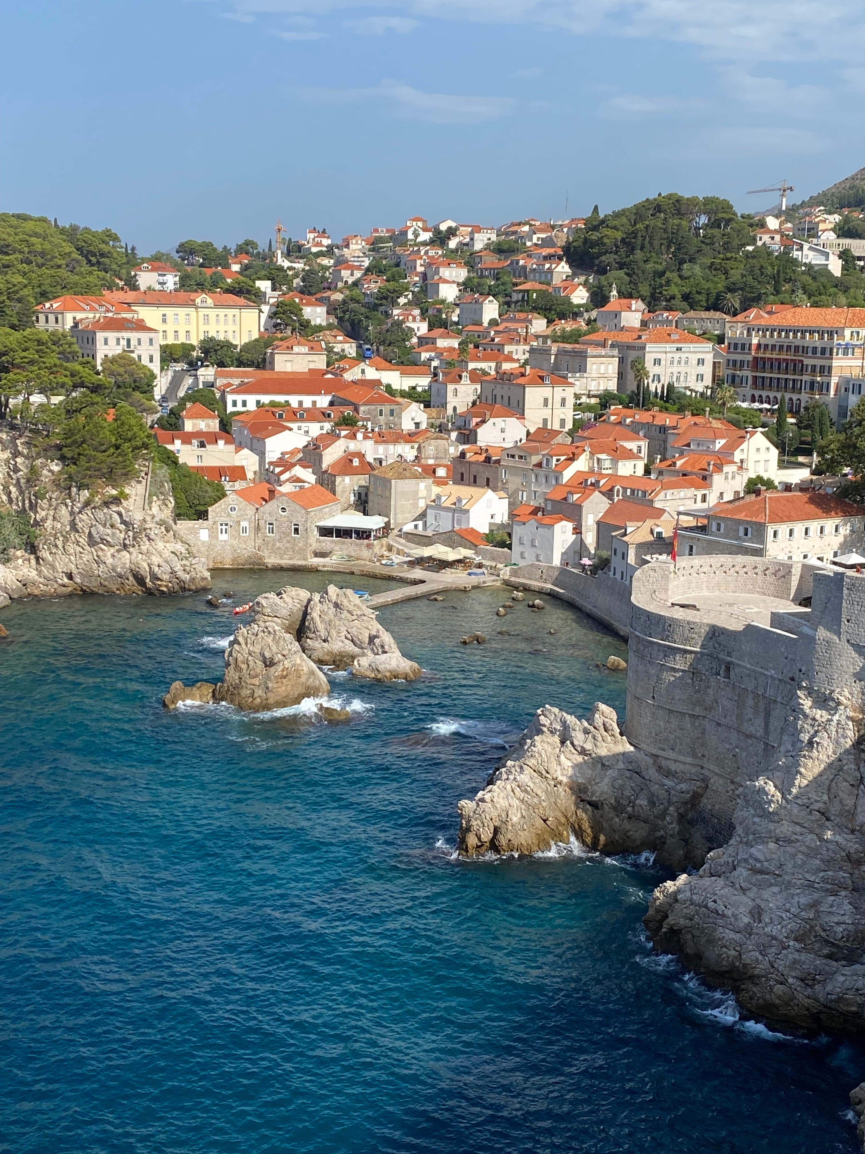 Houses by the beach.
