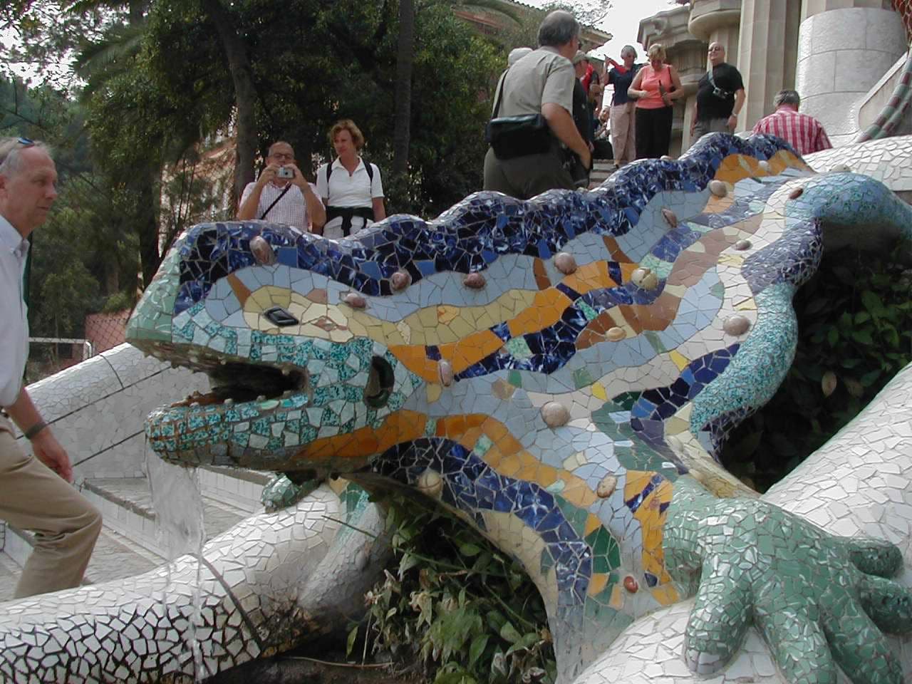 A view of art outside during the daytime.