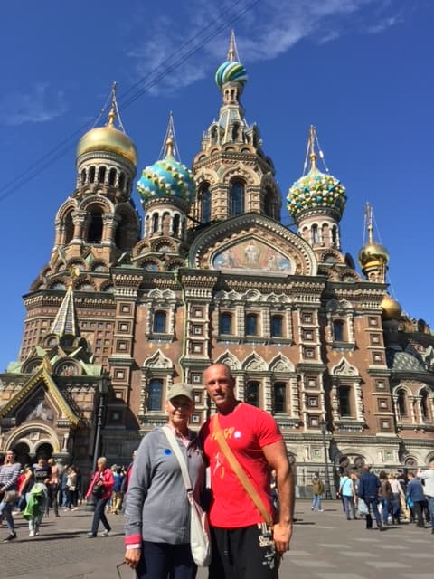 Traditional building in Moscow.