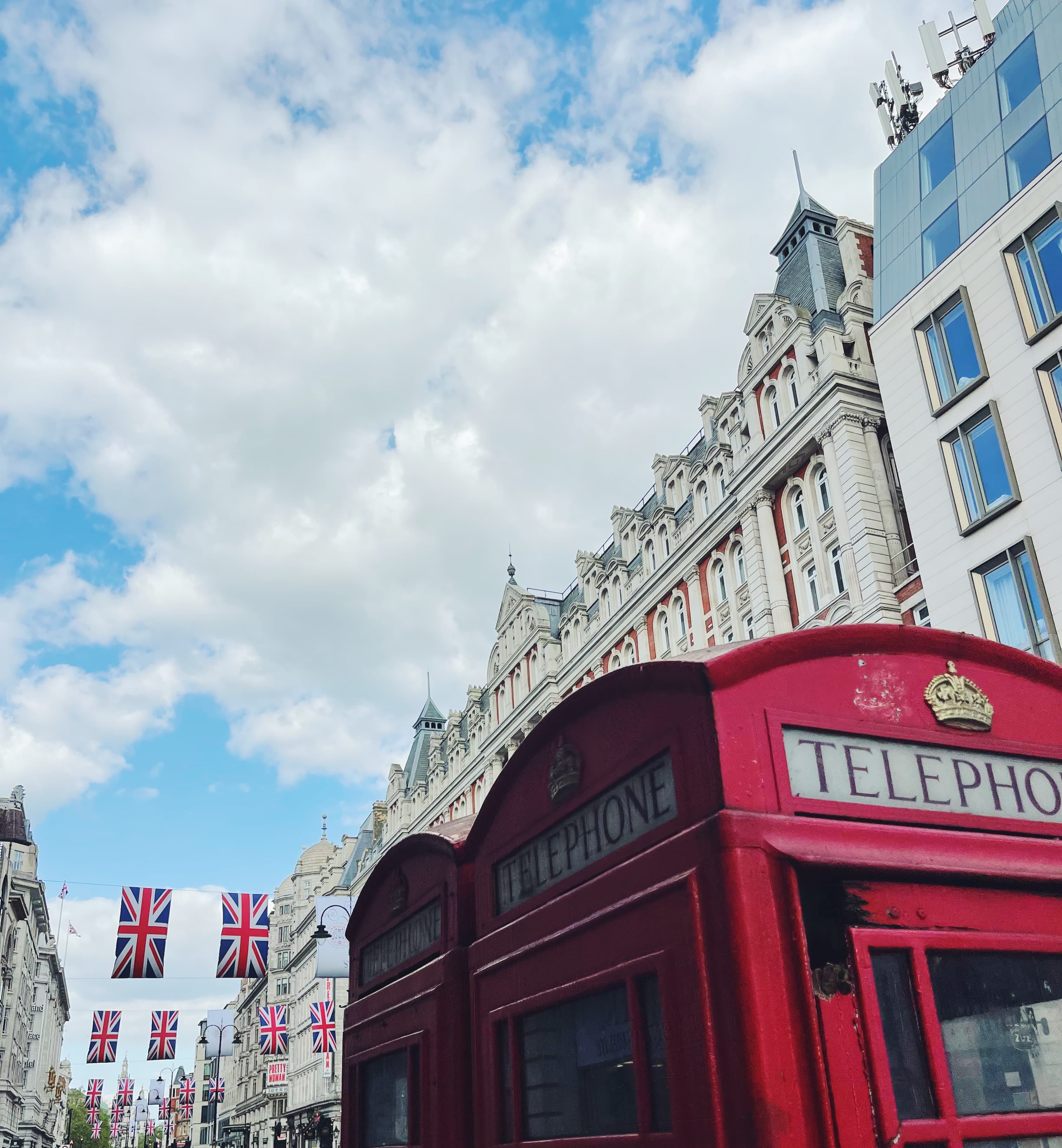 Oxford street in London.