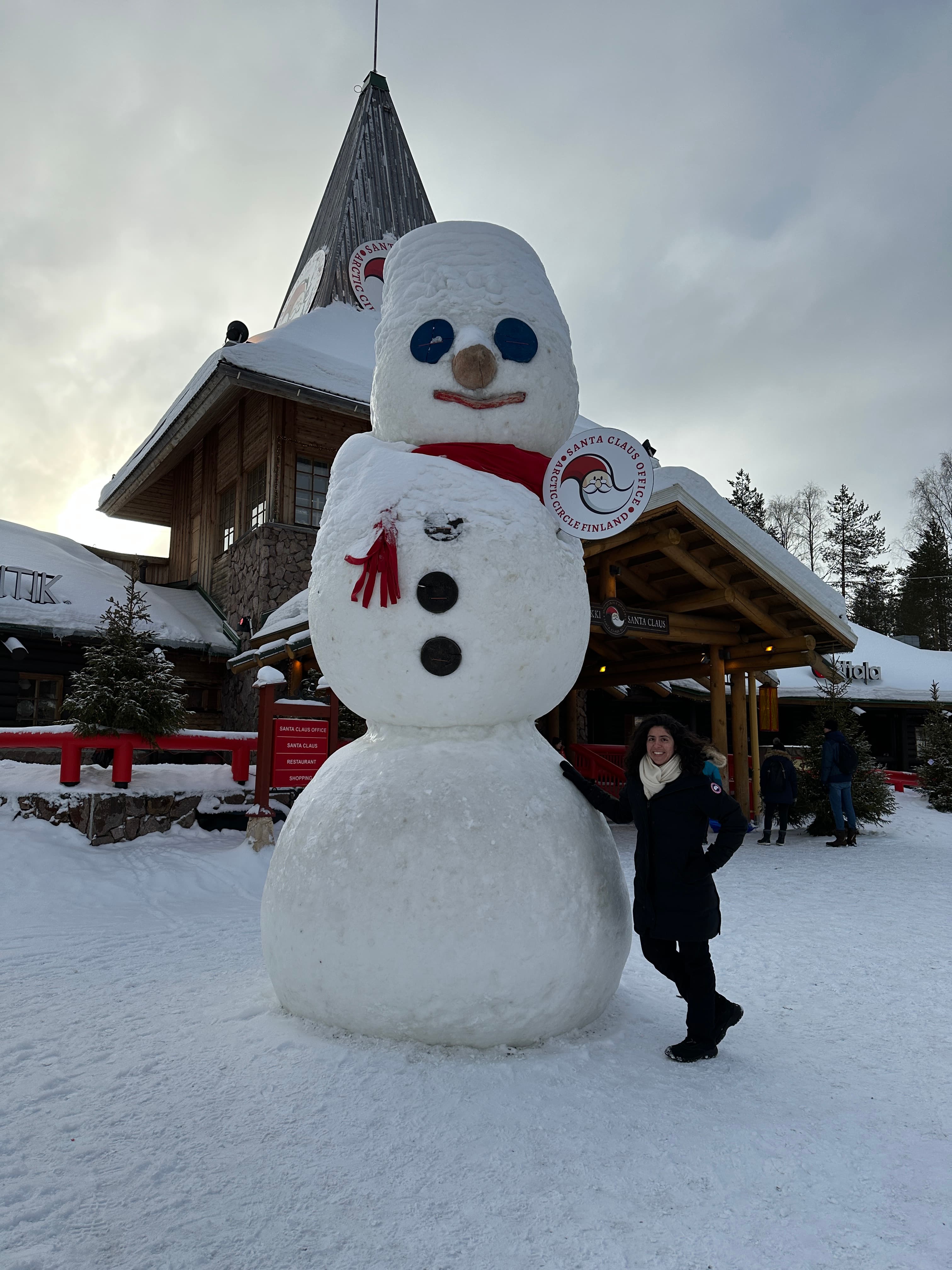 Large snowman.
