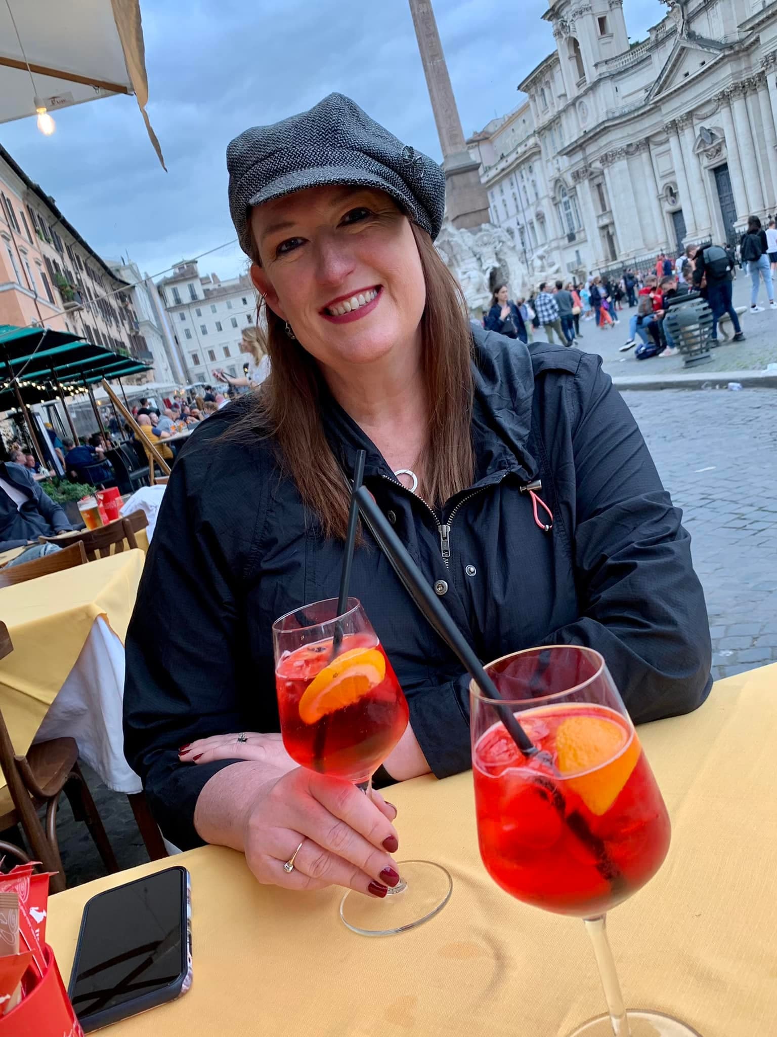 Cocktail in Rome.