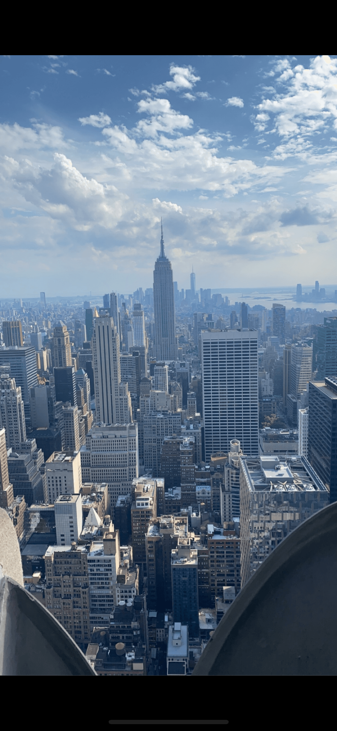 New York skyline.