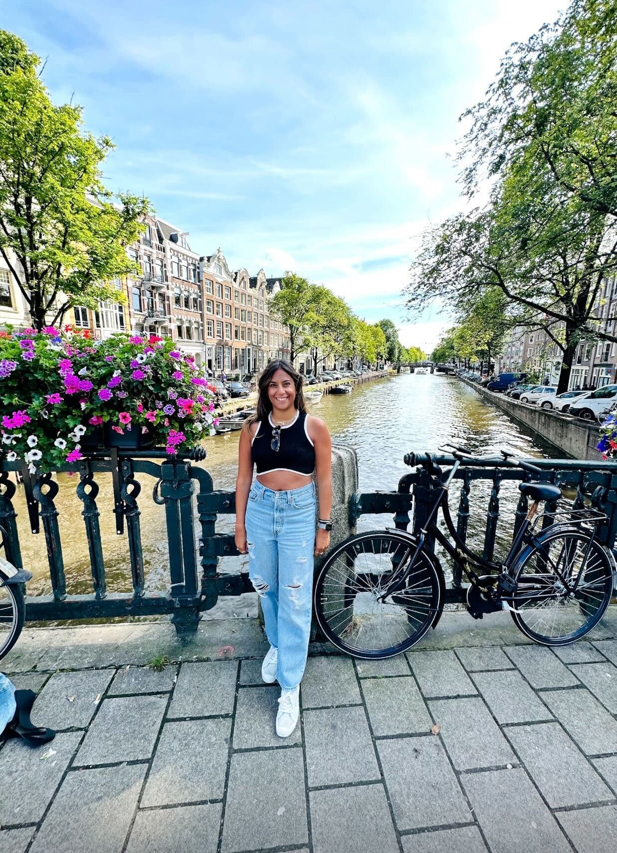 Alexa posing in front of a beautiful scenic background.