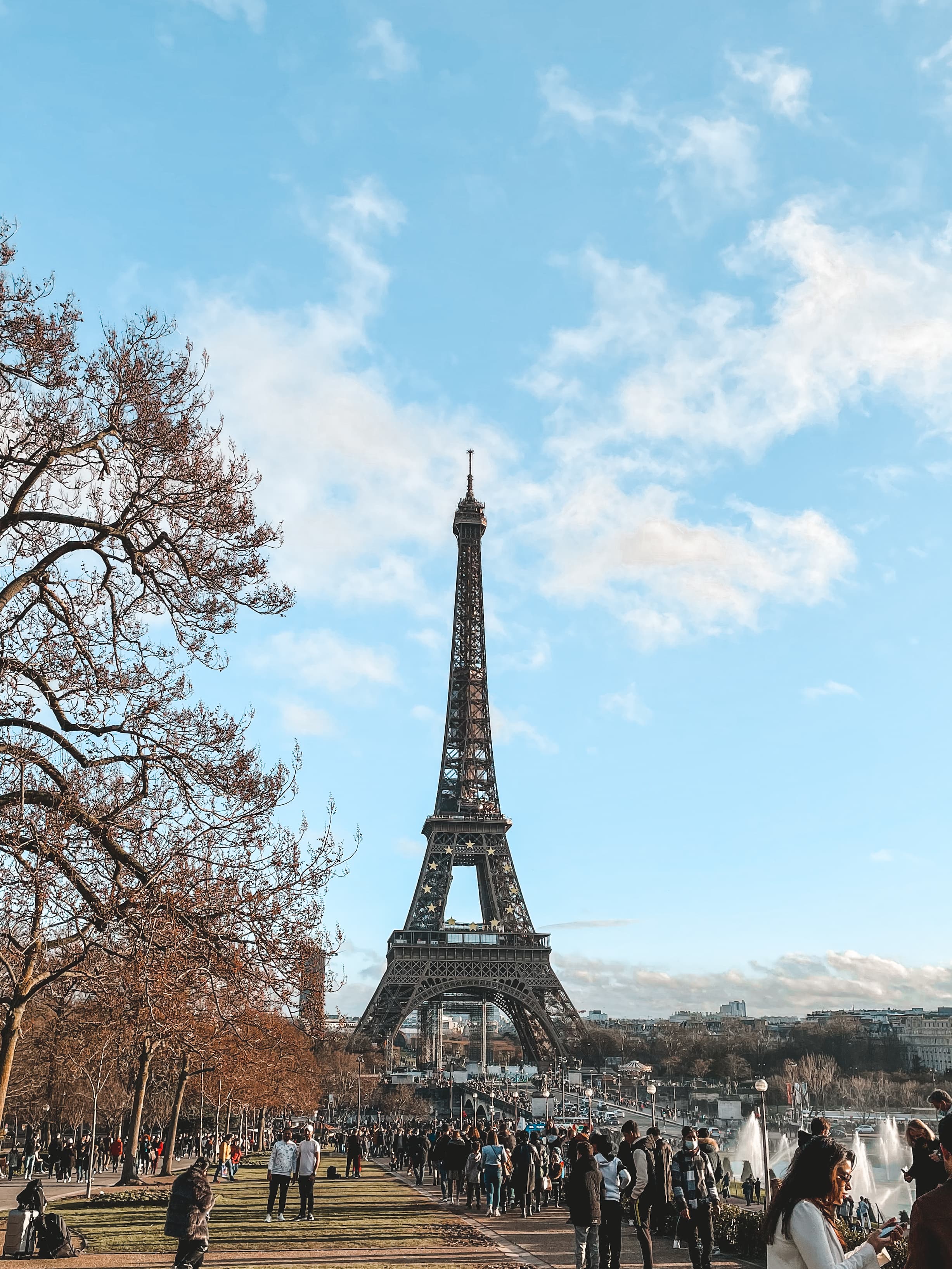 Eiffel Tower in Paris.