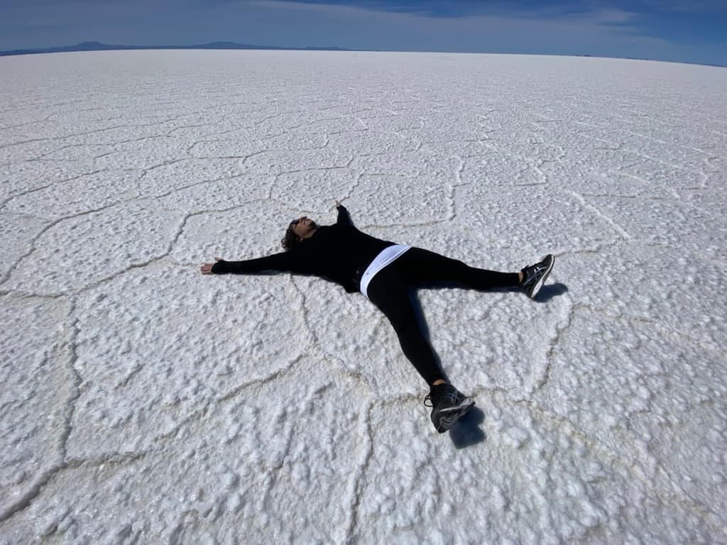 Advisor relaxing in nature on a sunny day.