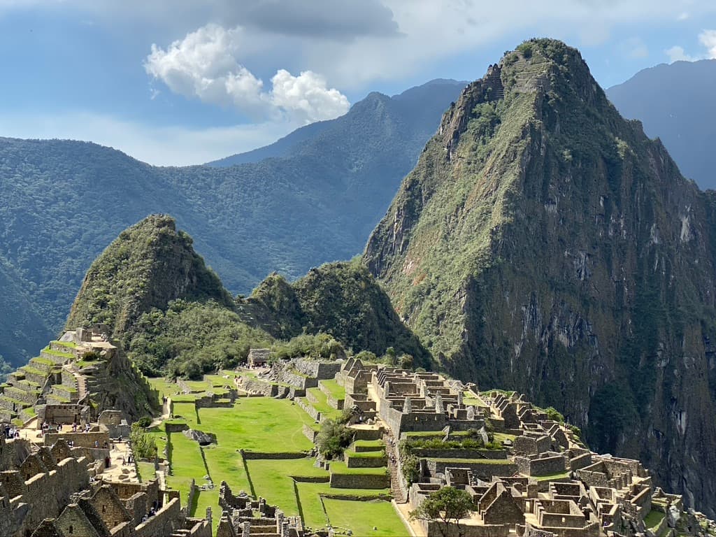 A view of Machu Picchu during the daytime.
