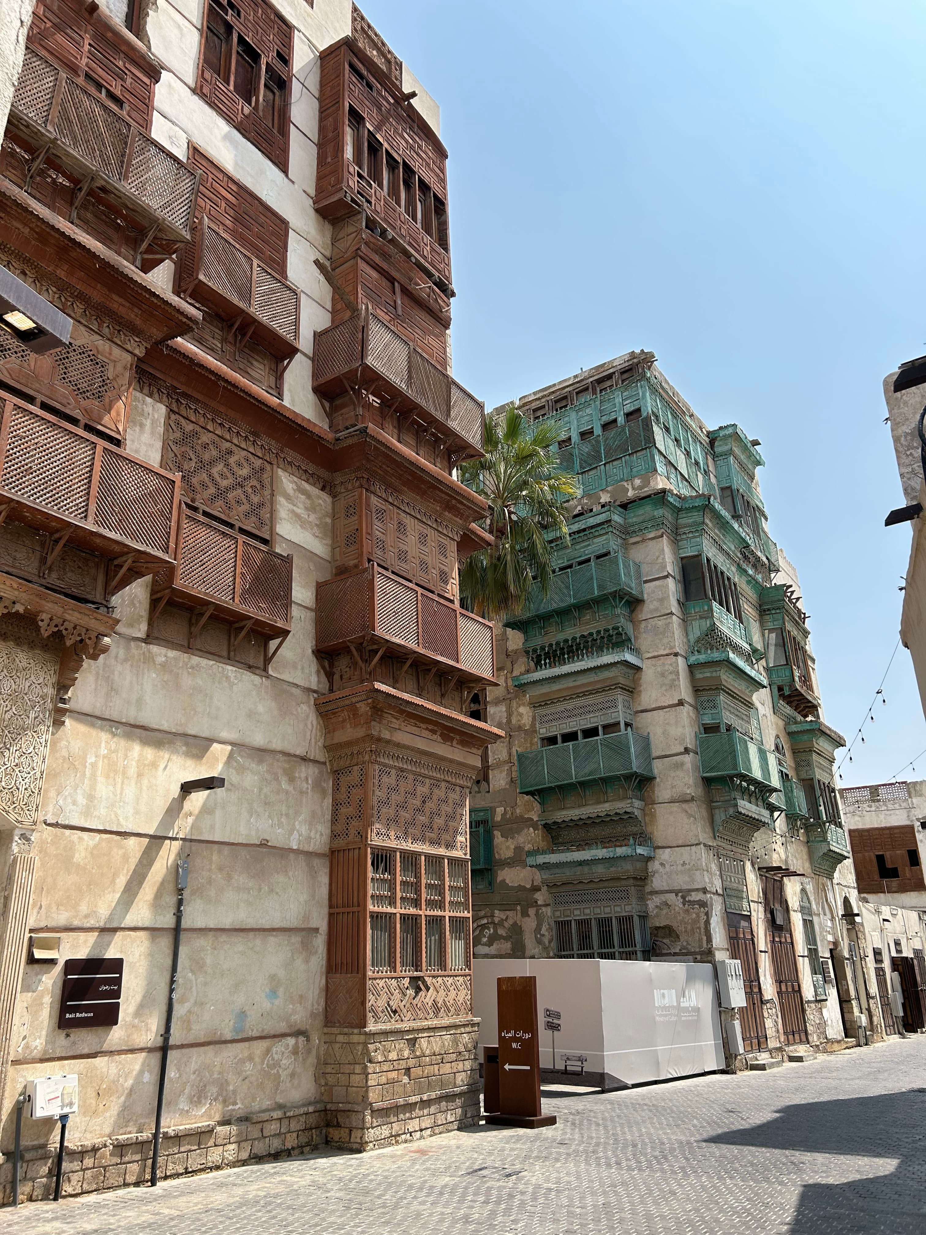 Old tall buildings during the daytime