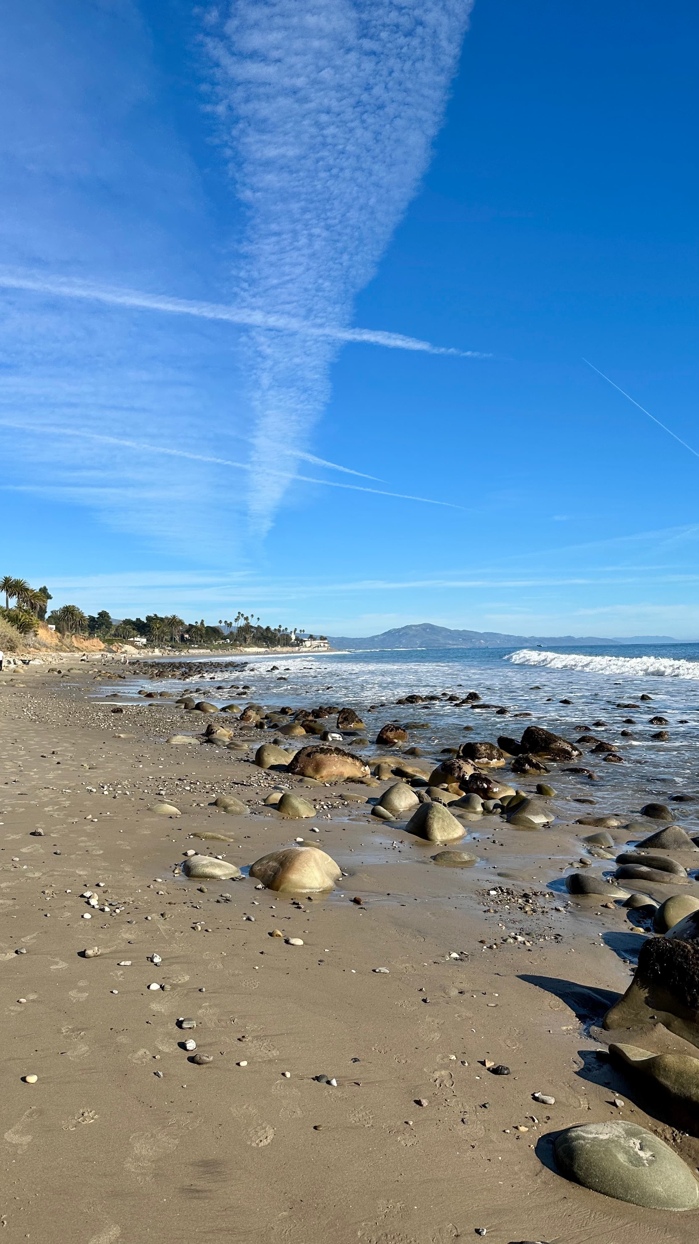 A rocky beach during the daytime