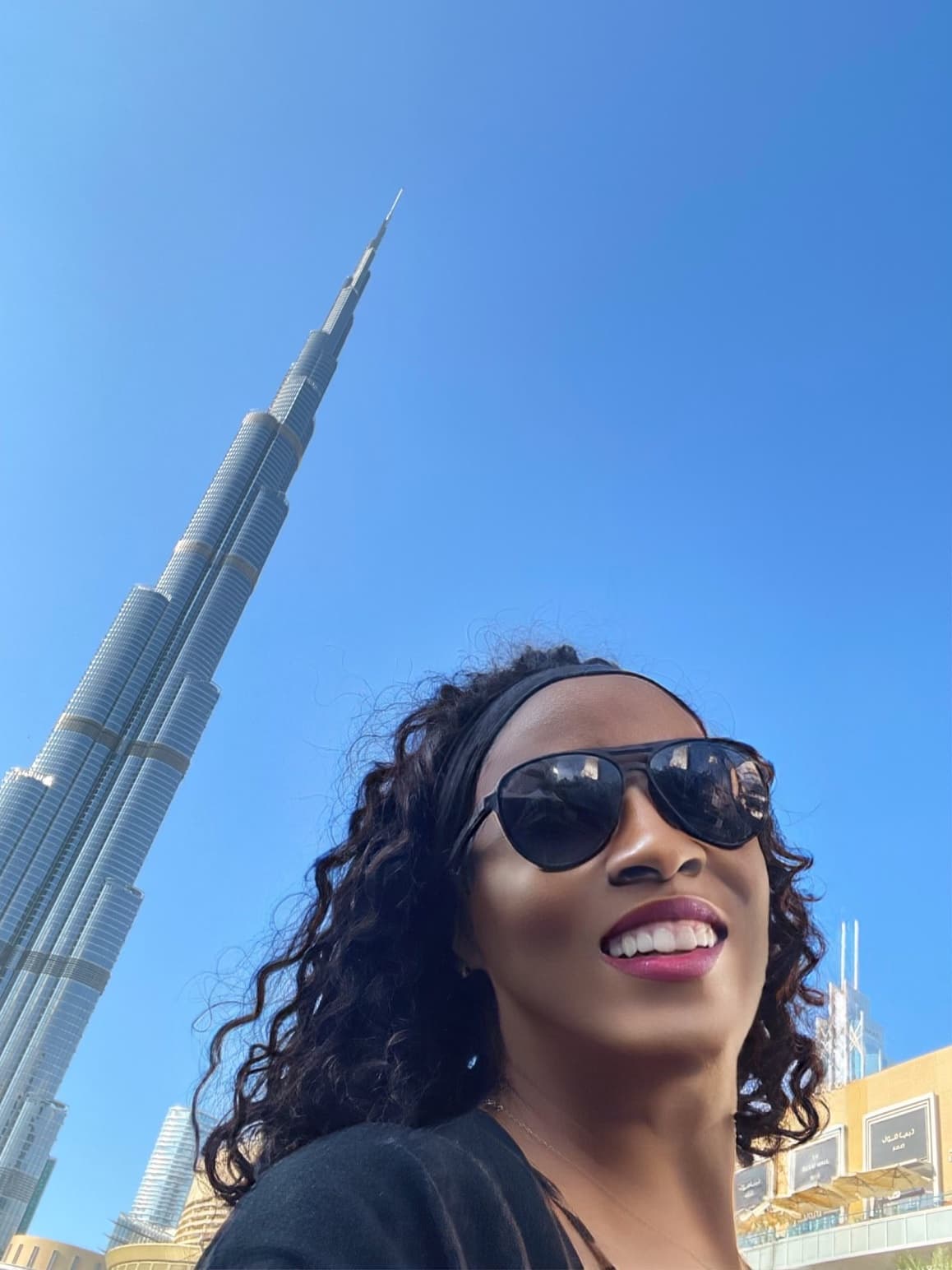 Selfie with Burj Khalifa