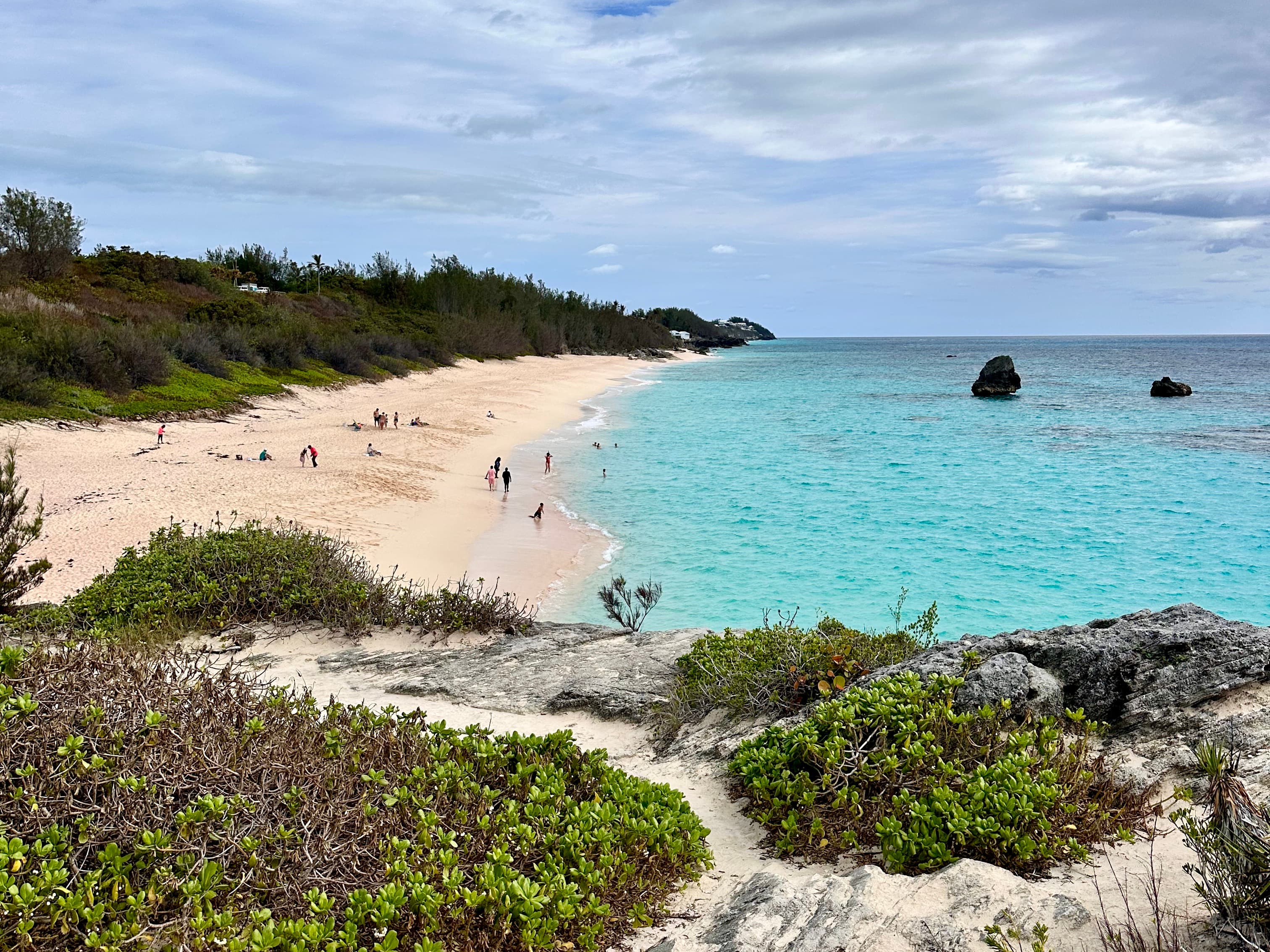 Blue water of Bermuda