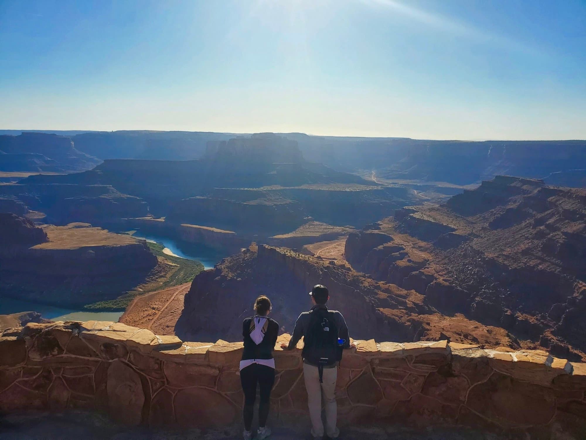 An aerial view of the Colorado