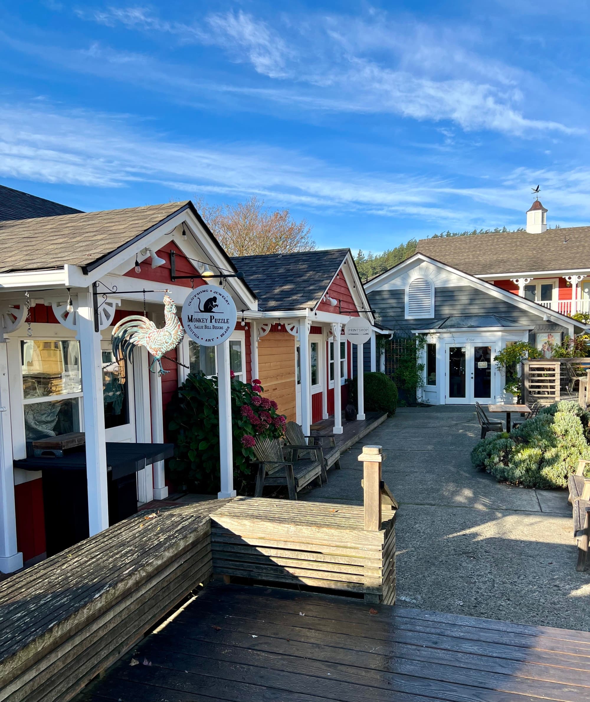 Shops like white huts during daytime.
