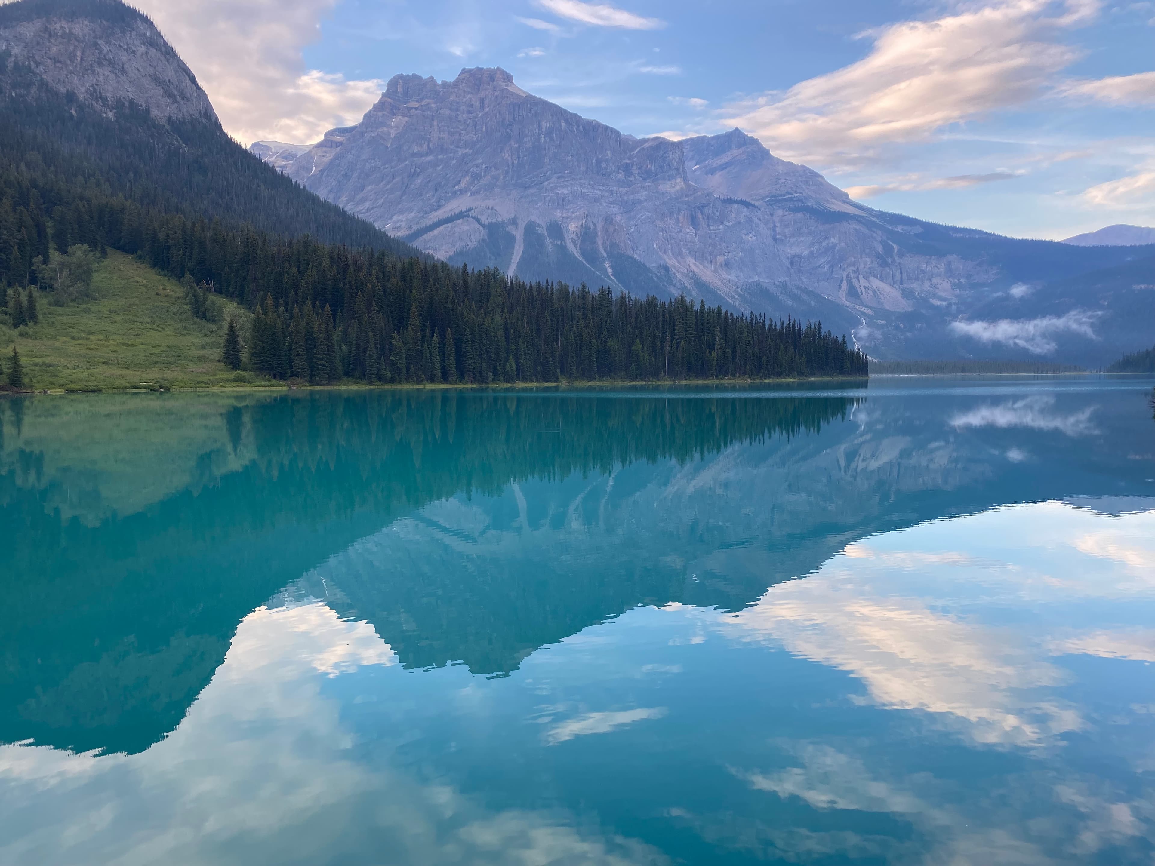 Beautiful Lake with Mountains view