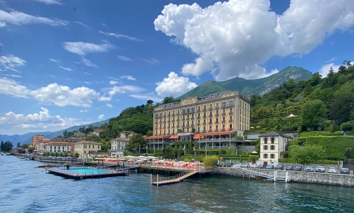 grand hotel on a lake