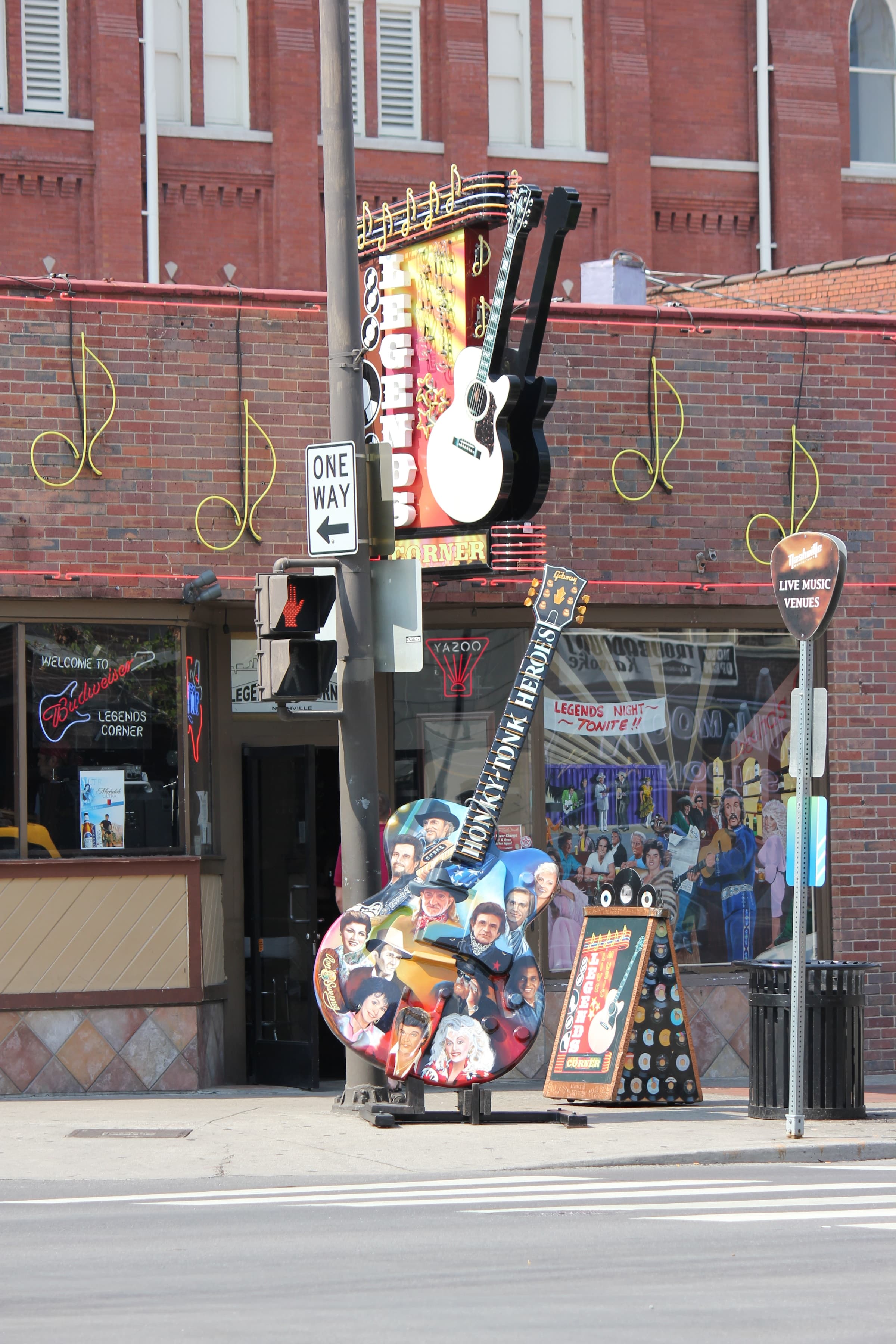 Broadway street in Nashville
