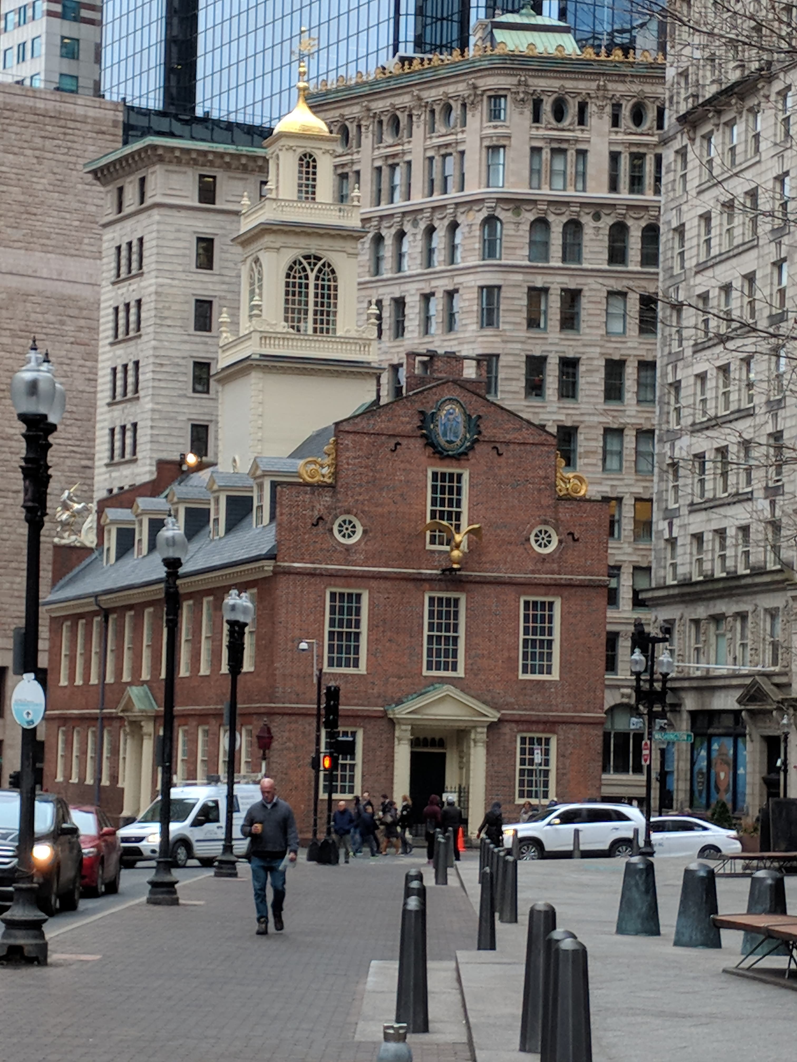 Old State House, history museum in Boston.