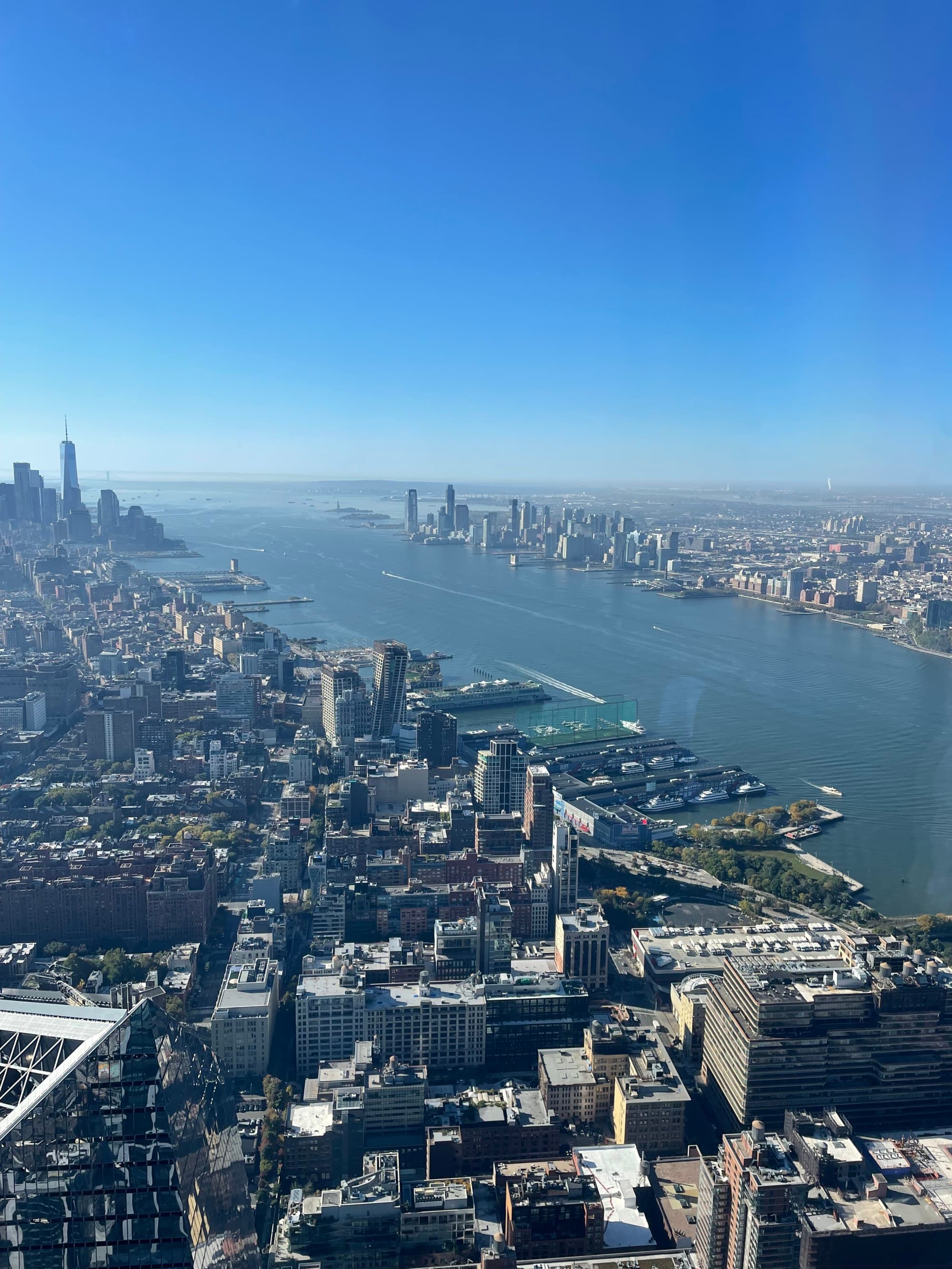 Aerial view of a city skyline during day time.