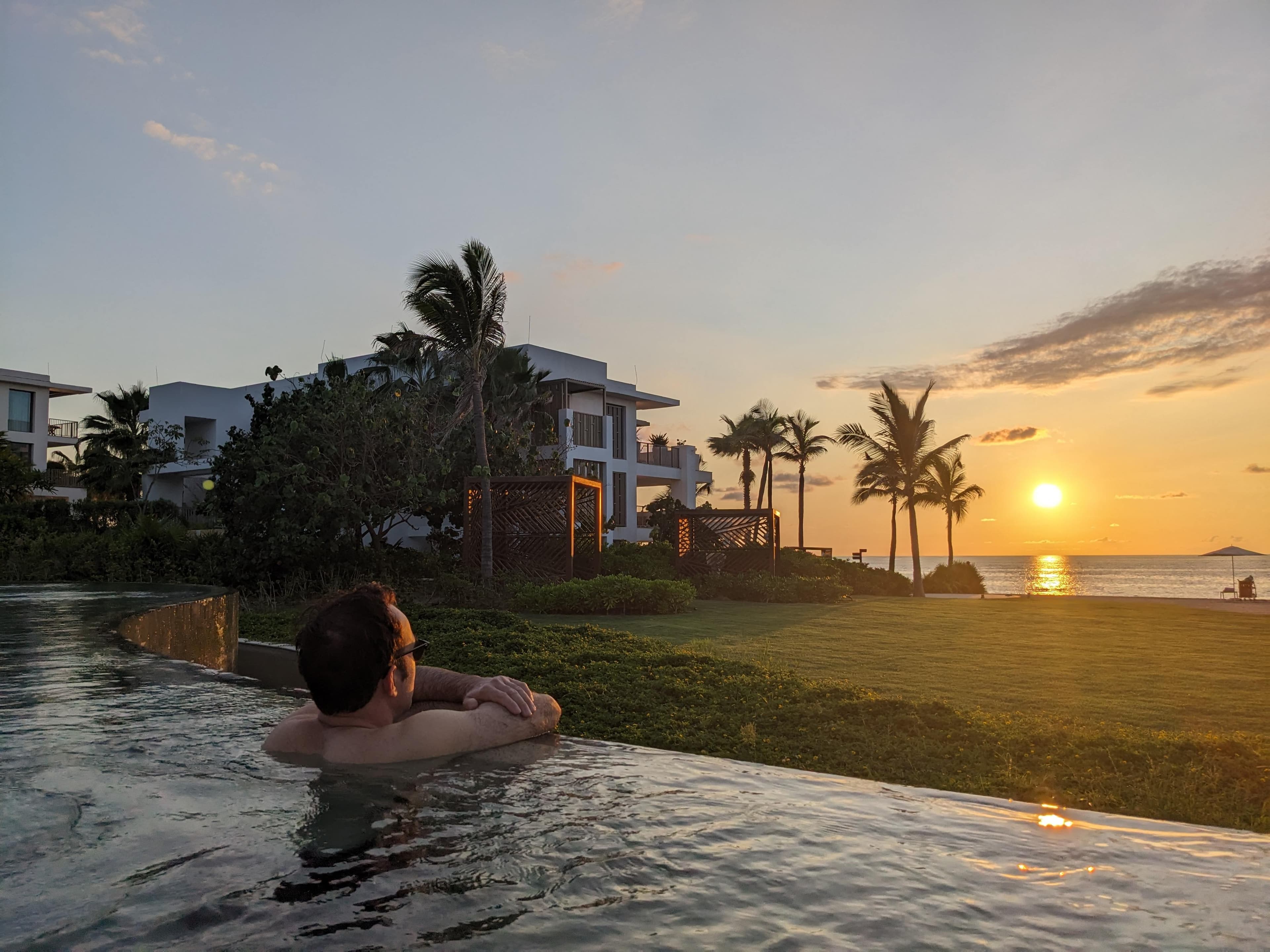 Beautiful sunset in Punta Mita