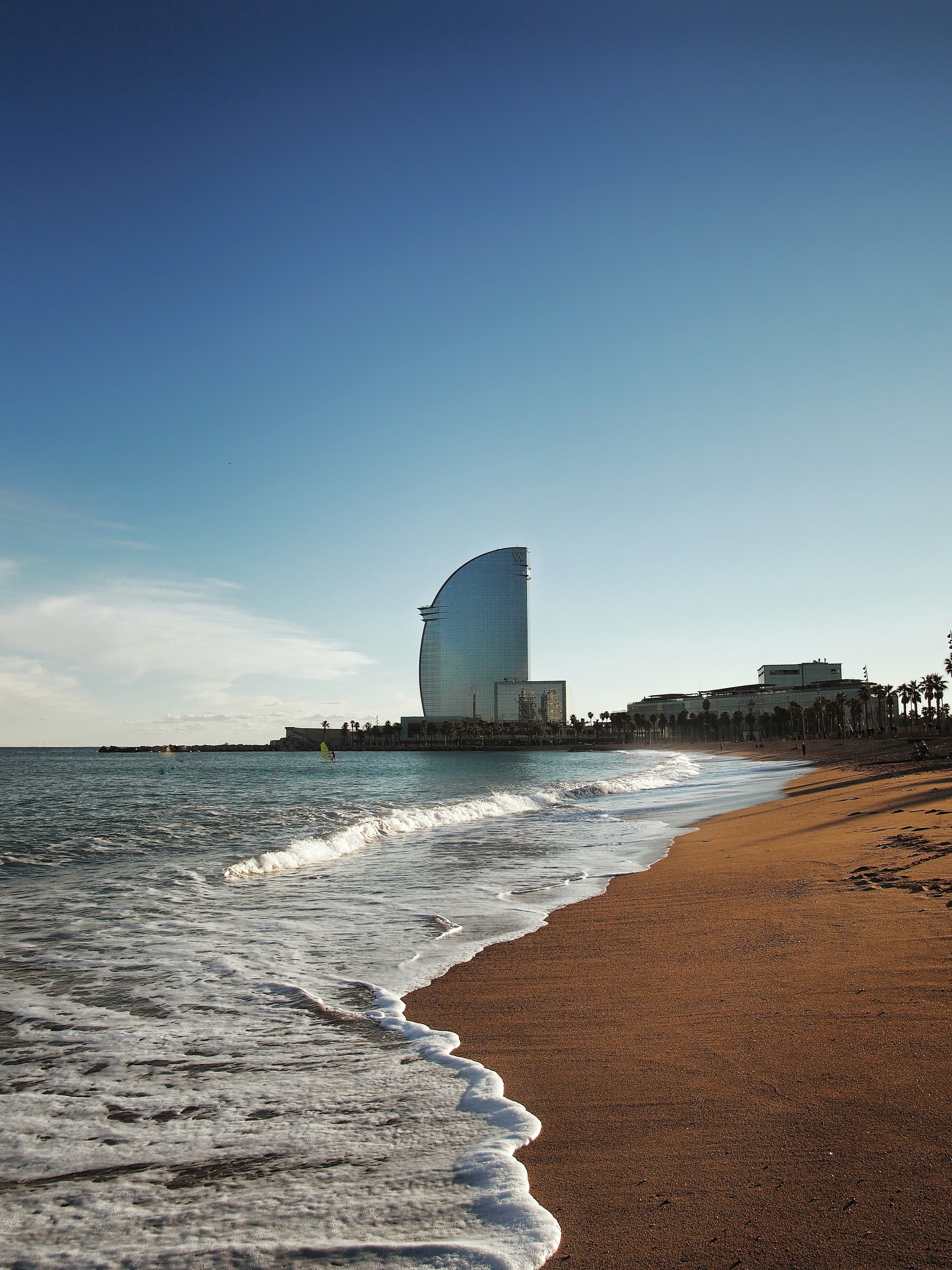 Barcelona beach.