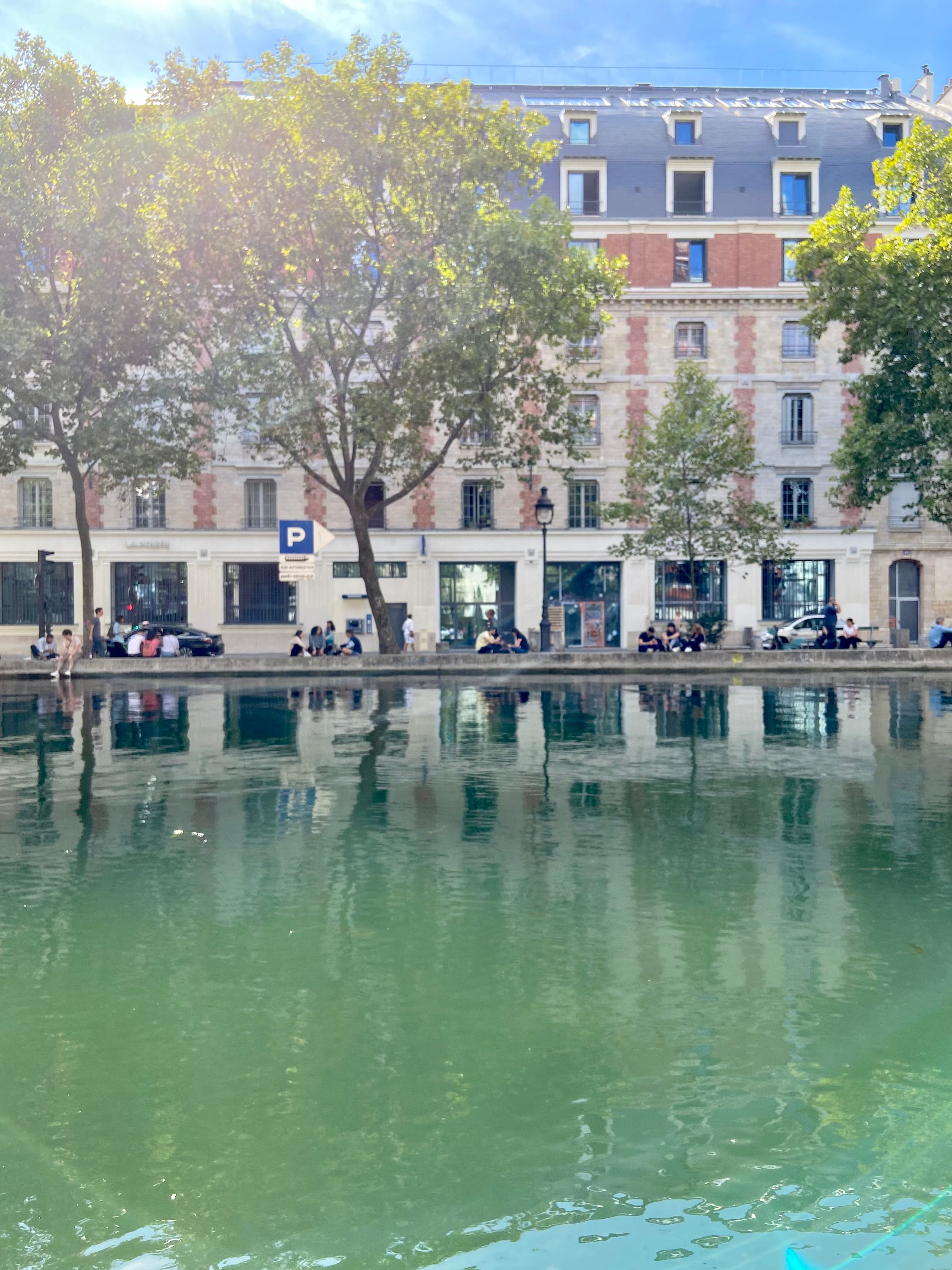 Canal Saint-Martin, a picturesque waterway in Paris.