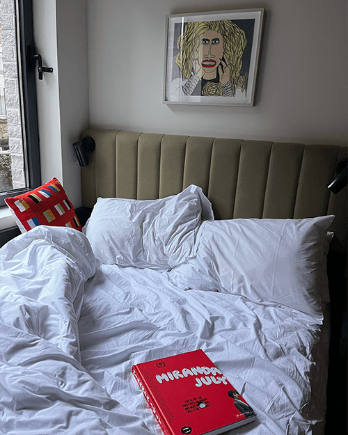 Messy Bed and Book