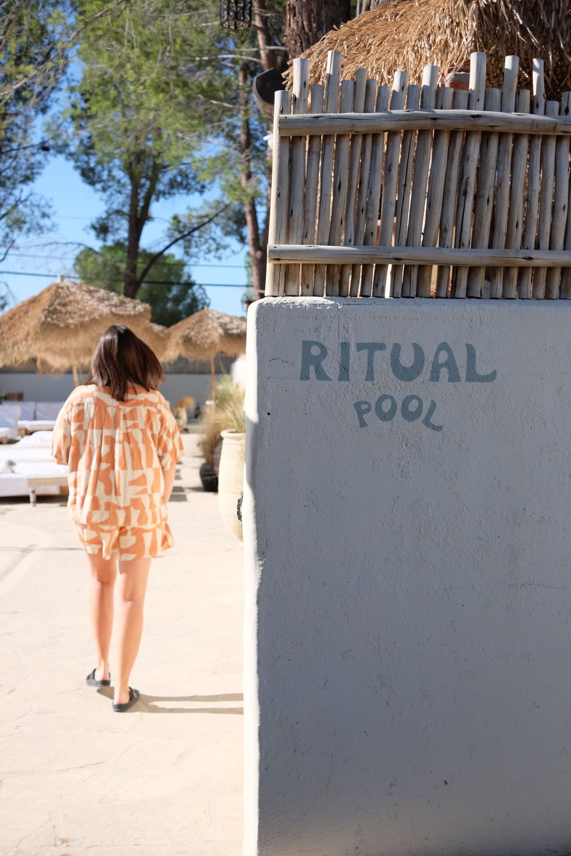 Entrance to Hotel Pools