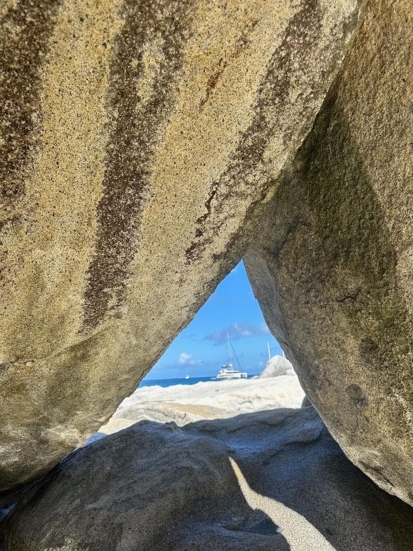 Two rocks on the beach