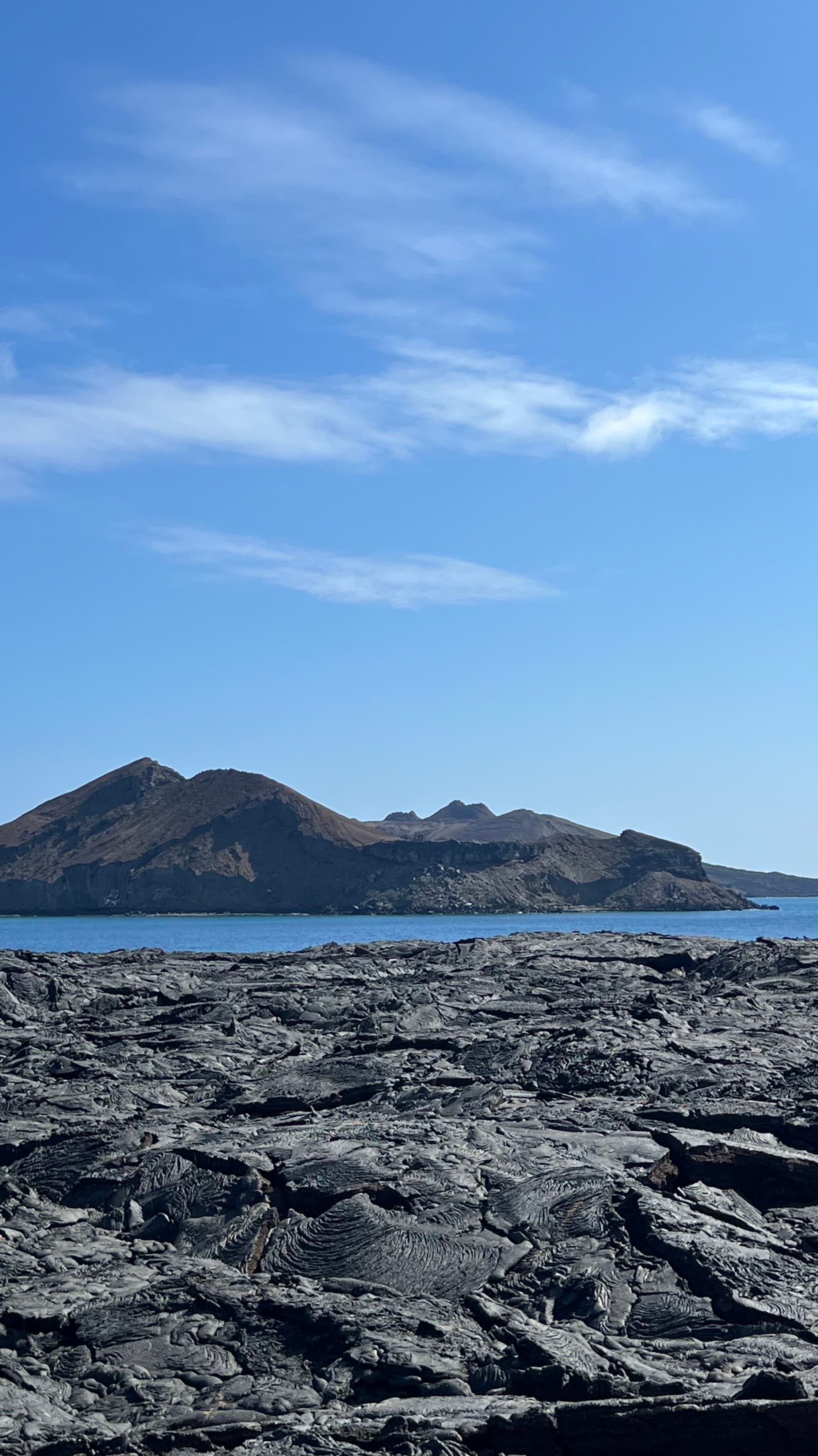 Lava Rocks surrounded by water