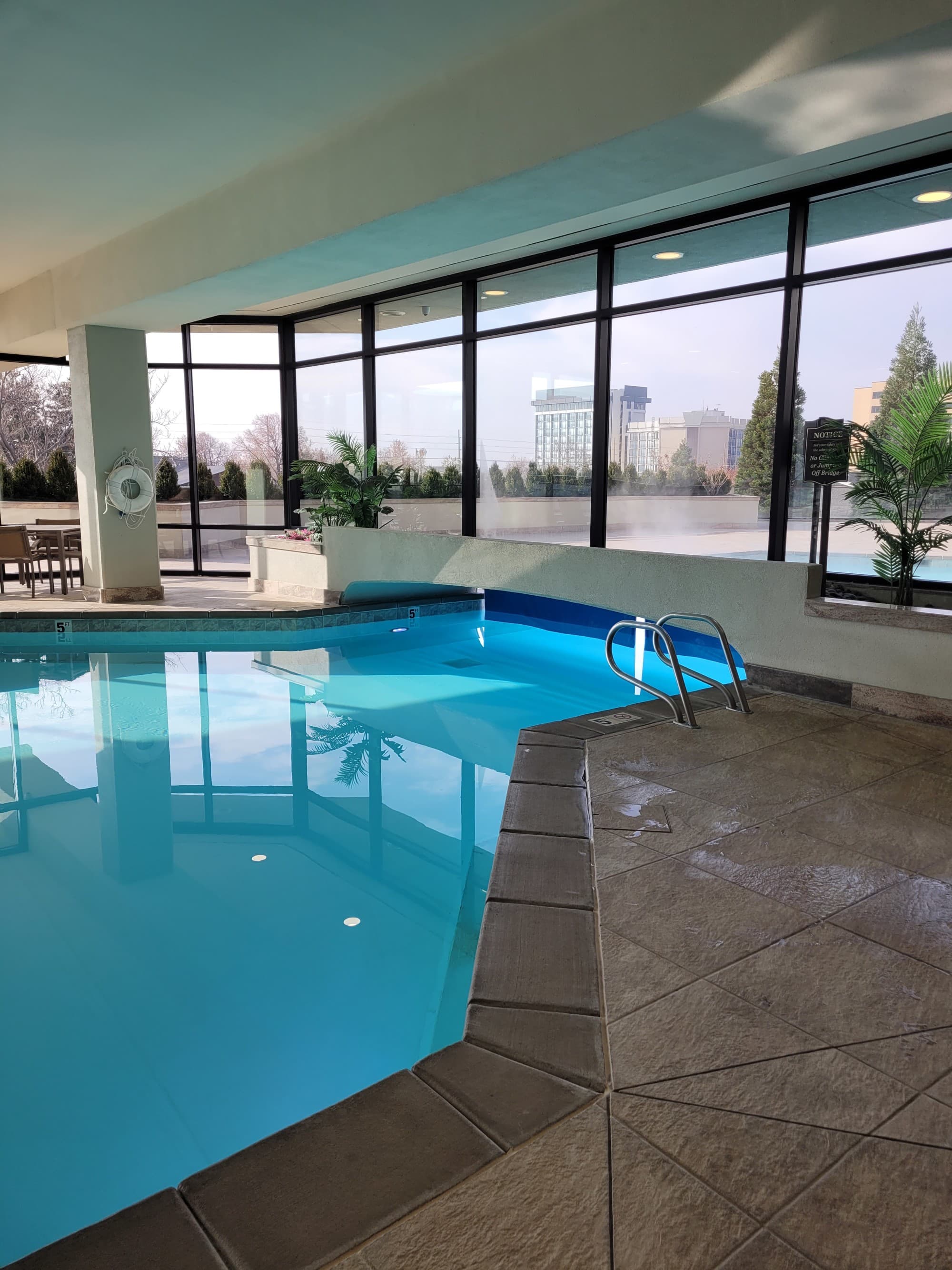 IndoorOutdoor heated pool, Little America - Courtney Erbe