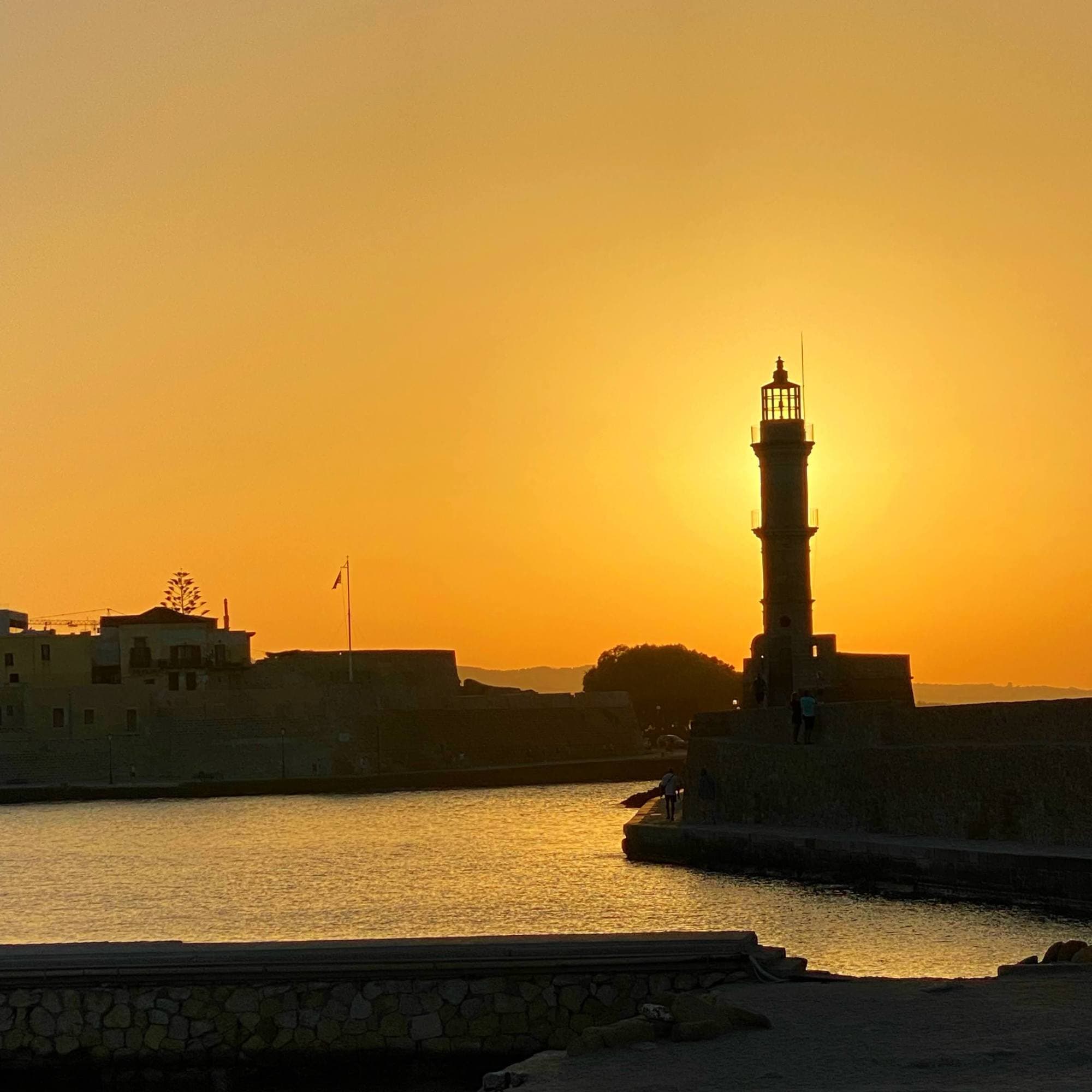 Sunset in Charming Chania