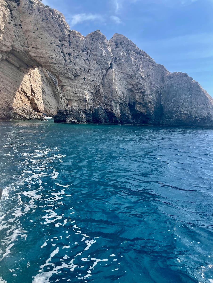 Sea and sea stack view