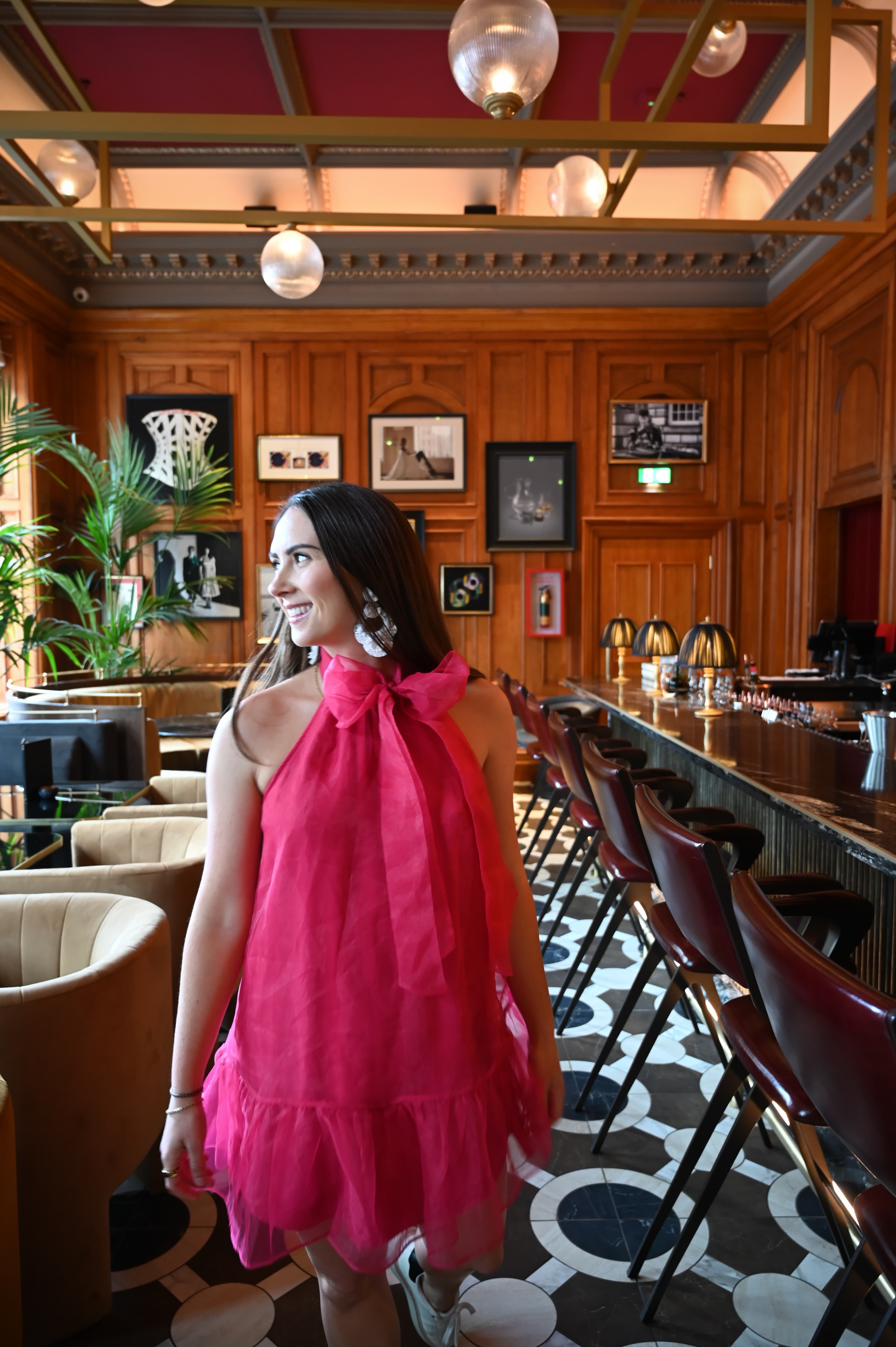 Travel advisor posing in the hotel